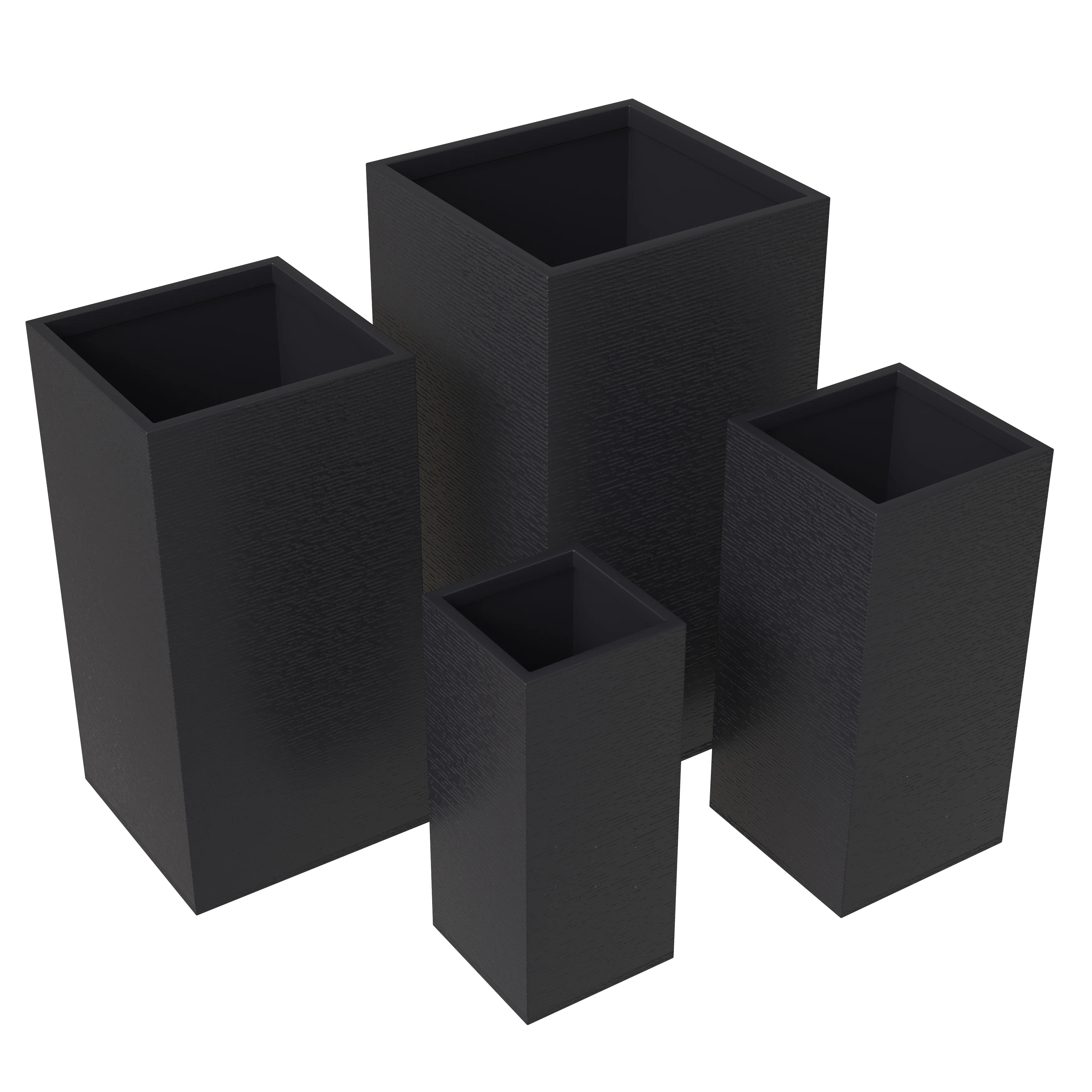 Basalt Planter Set Black