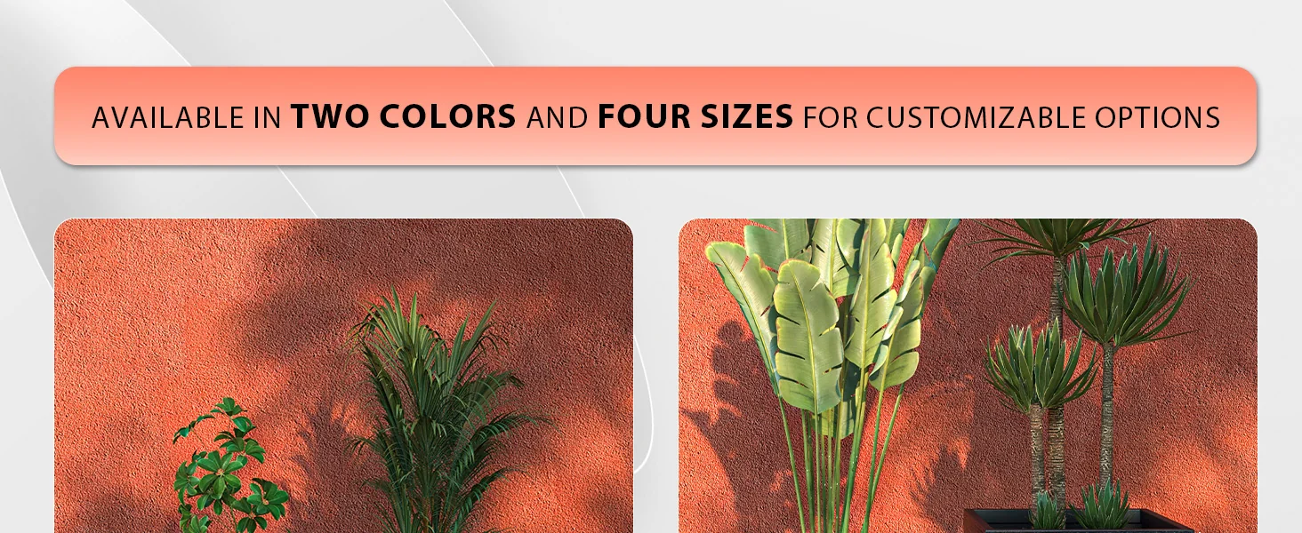 Basalt Planter Set Black