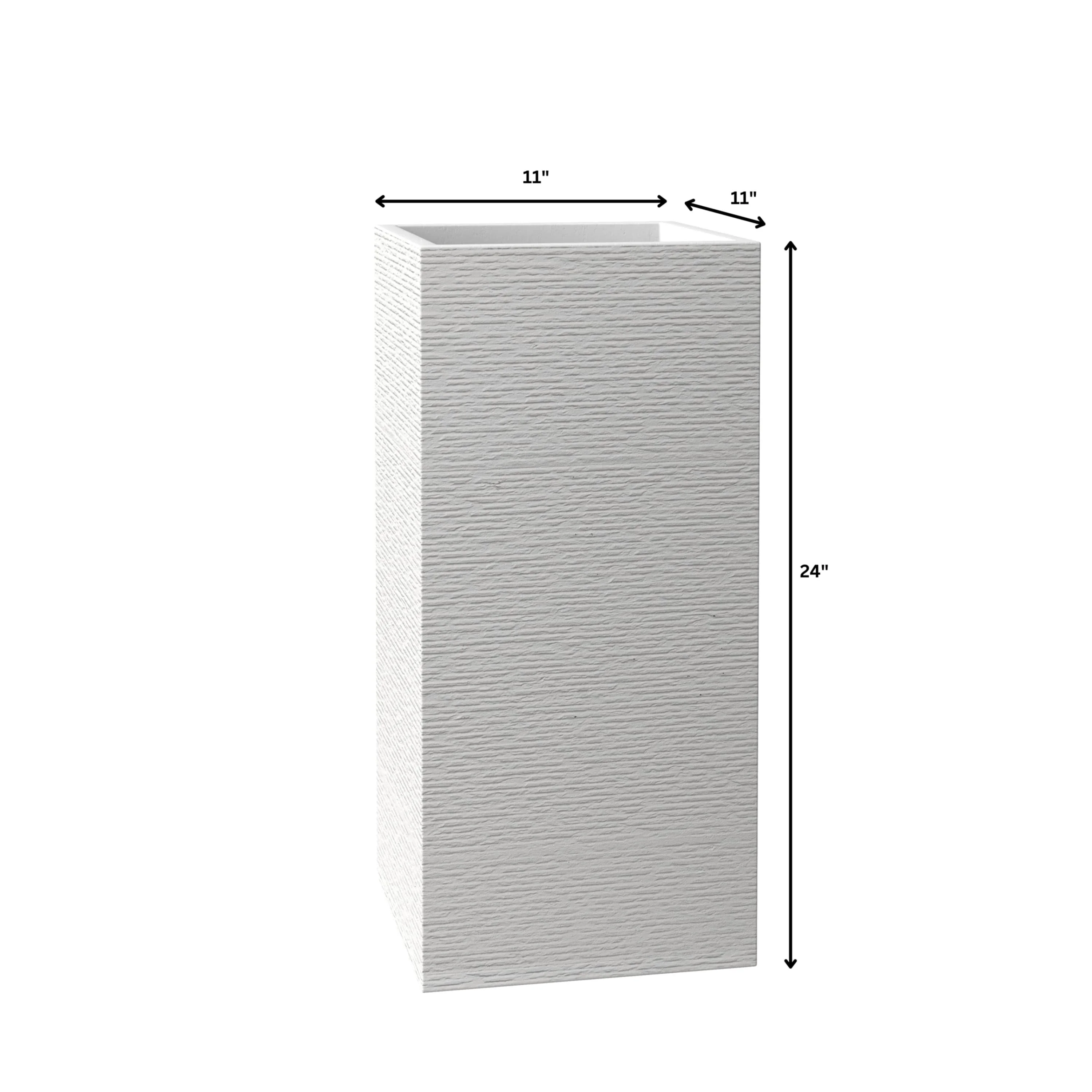 Basalt Planter Set White