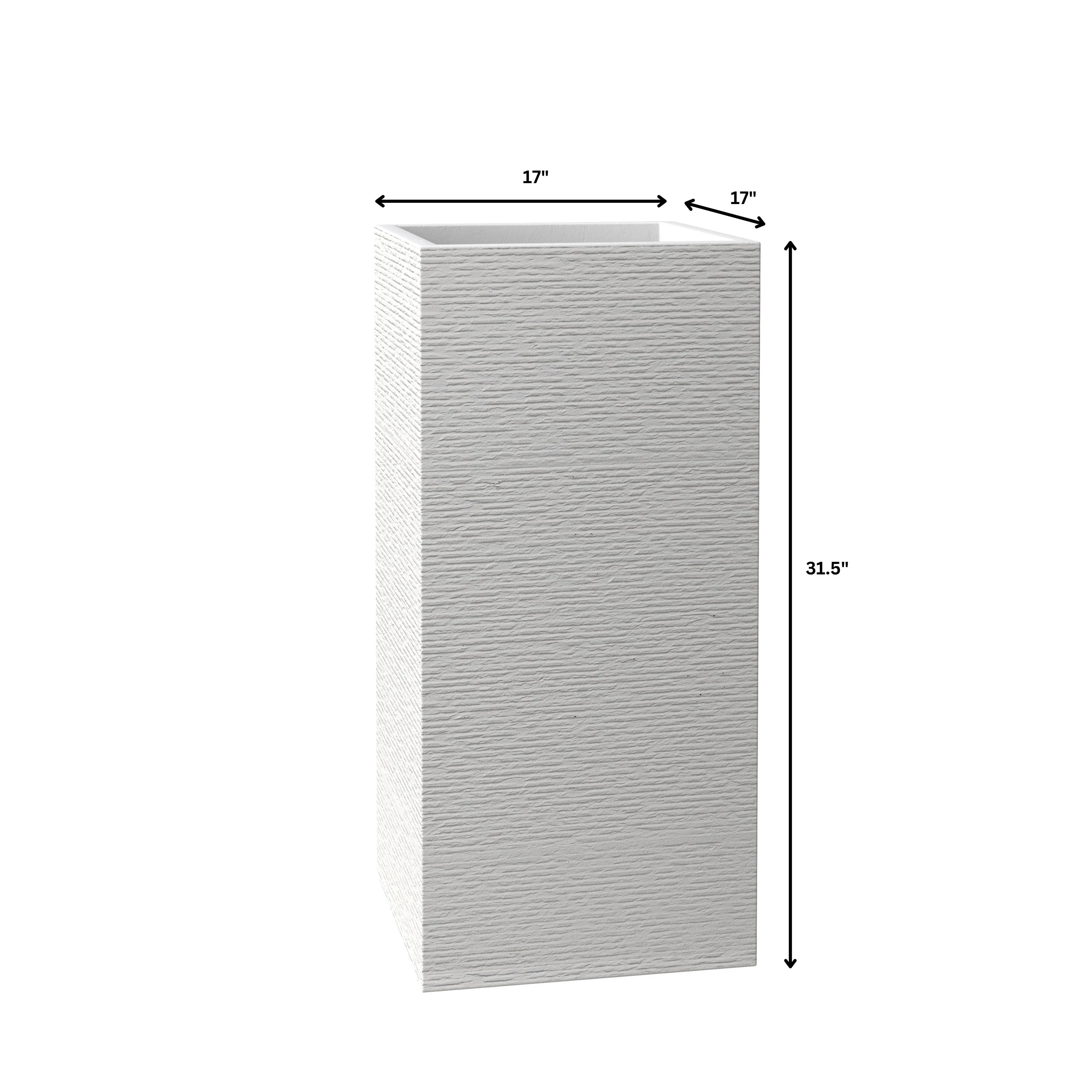 Basalt Planter Set White