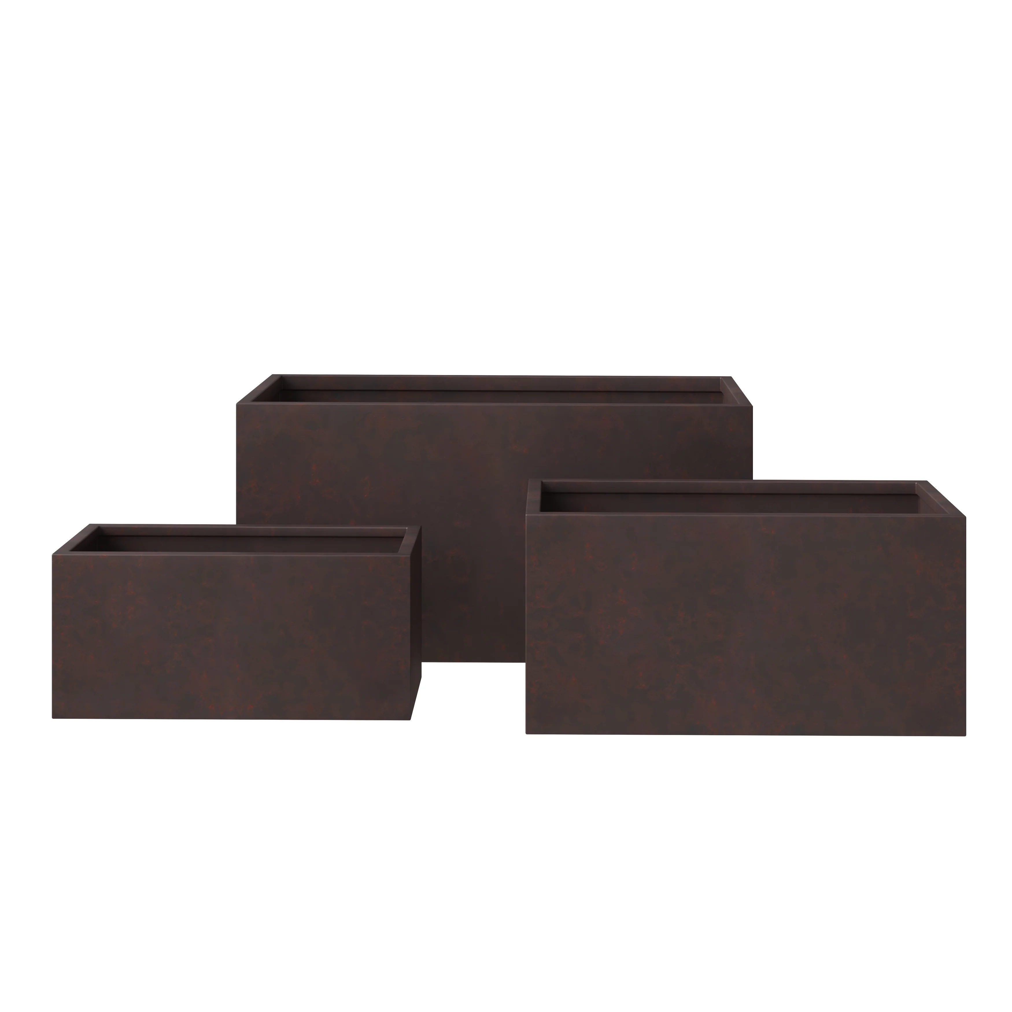 Bloom Planter Set Brown