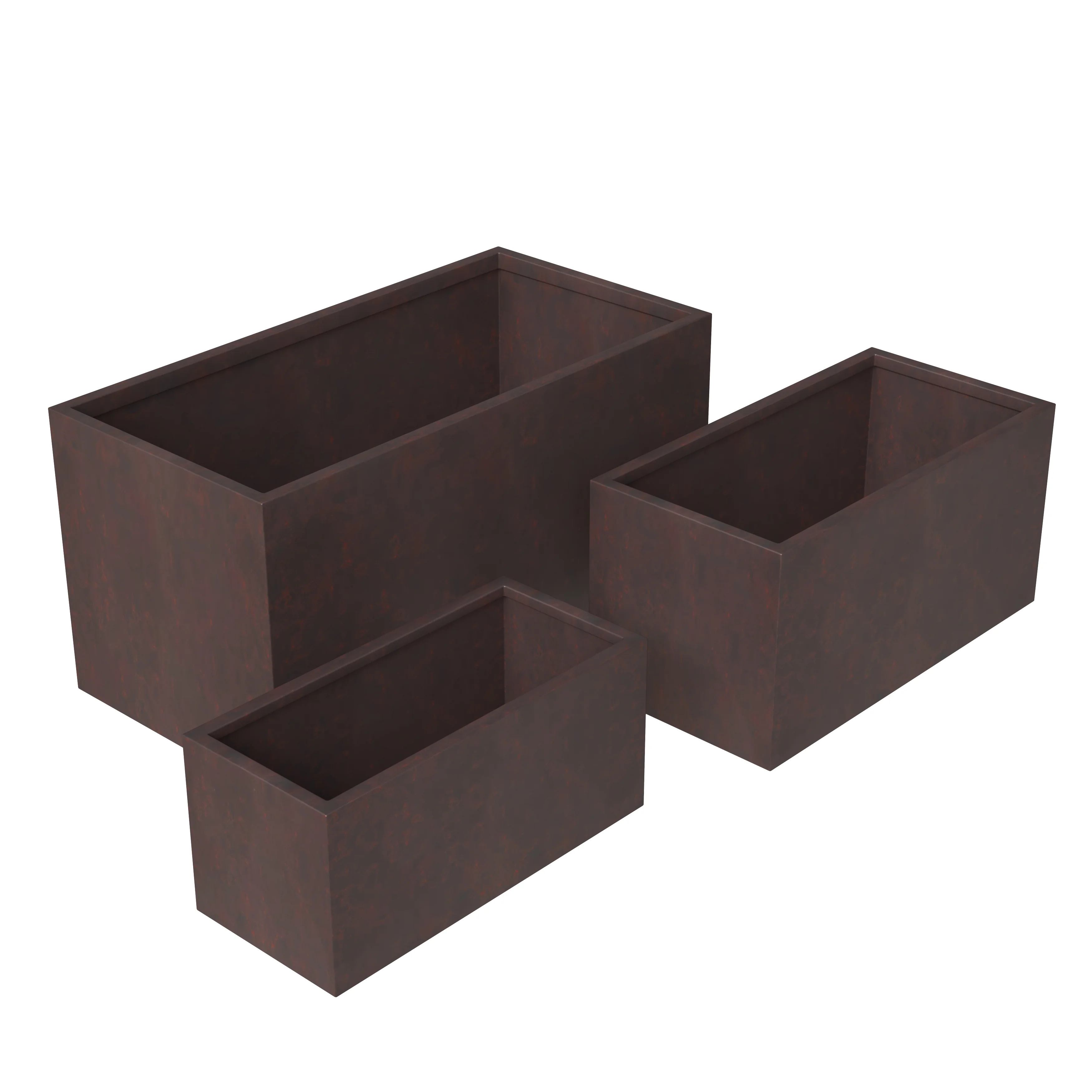 Bloom Planter Set Brown