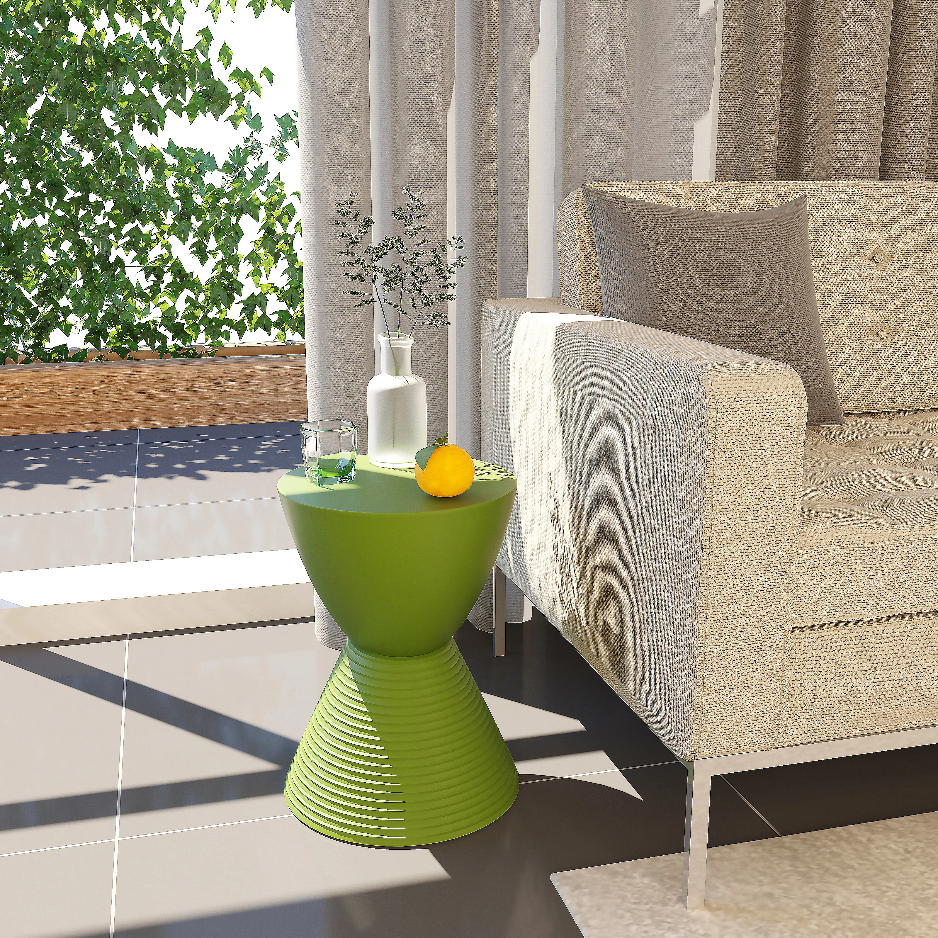 Modern Round  Boyd Side Table