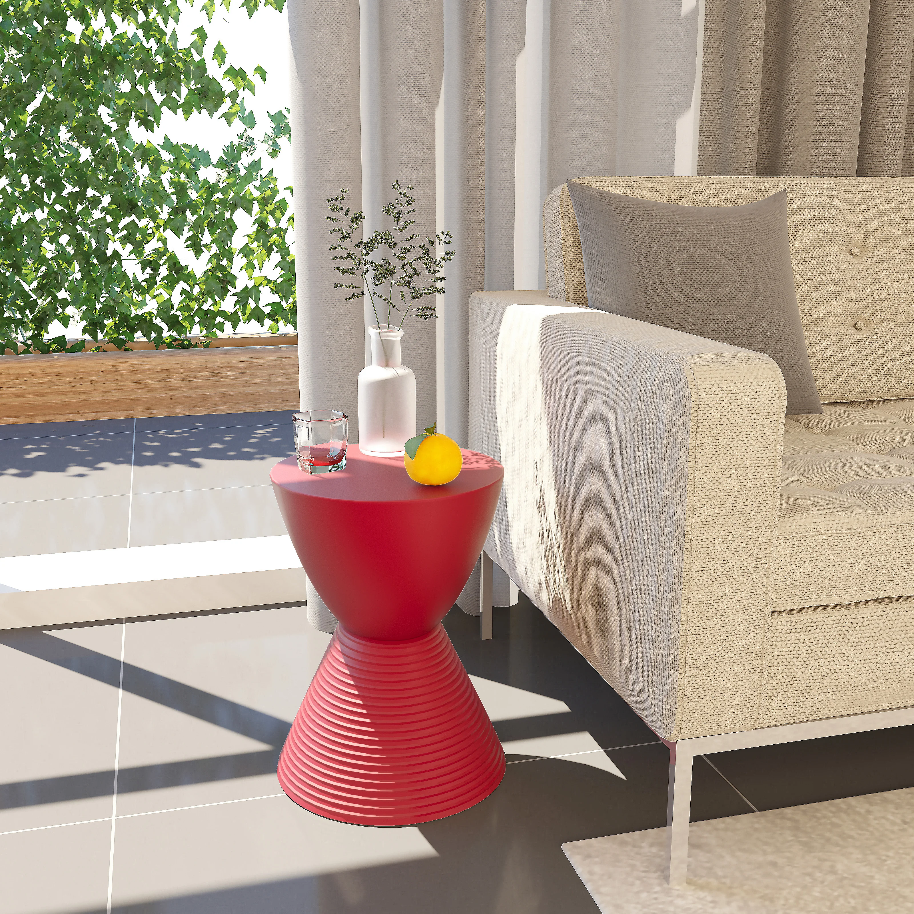 Modern Round  Boyd Side Table