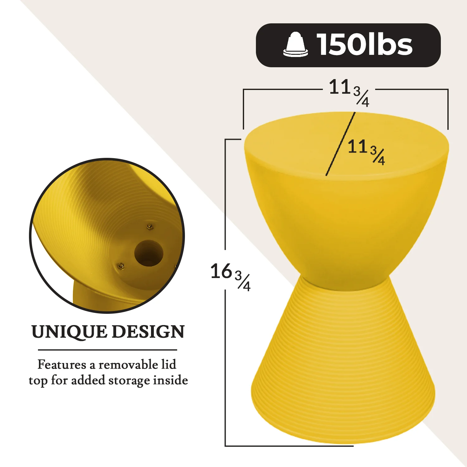 Modern Round  Boyd Side Table