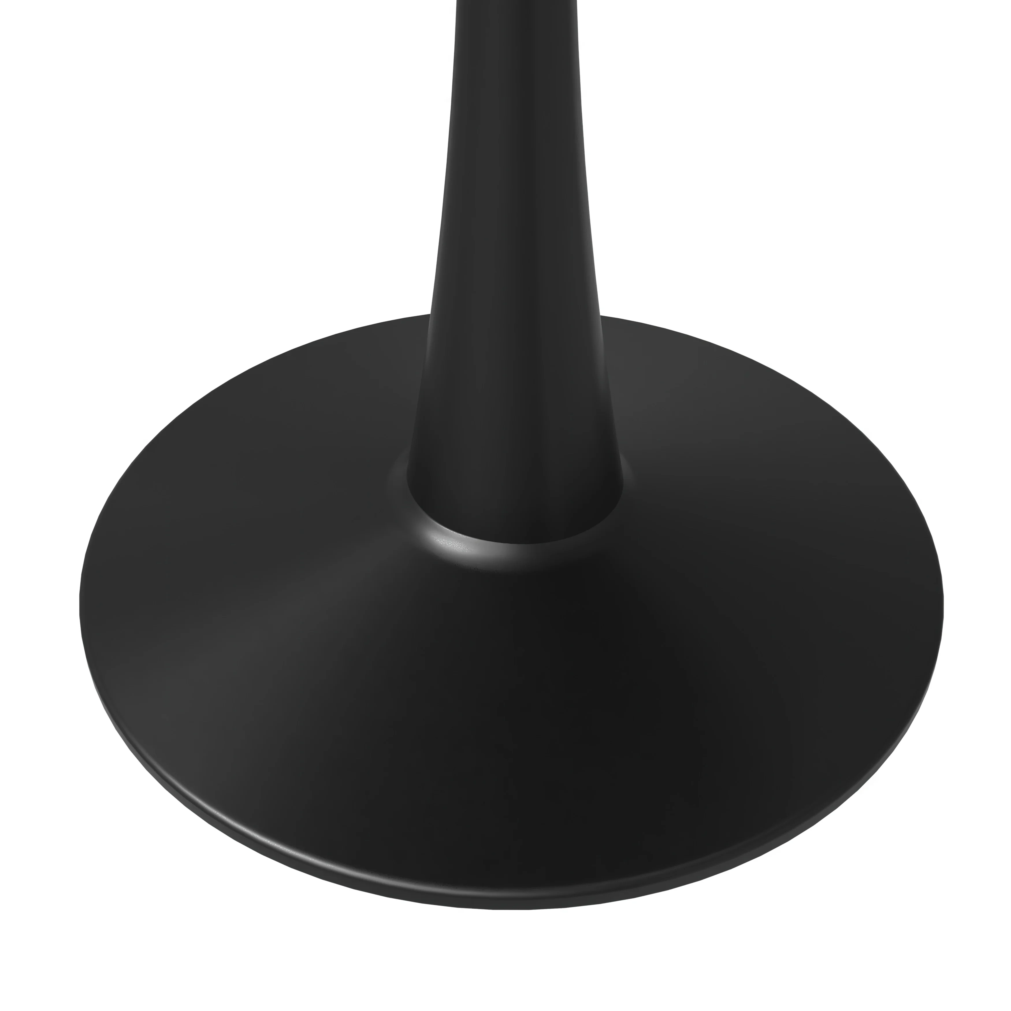 Bristol, 40" Round dining table in Black Base with Black top