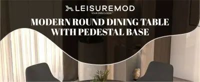 Bristol, 40" Round dining table in Black Base with Black top