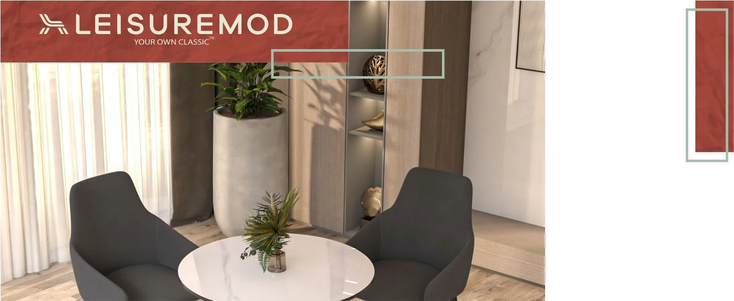 Bristol 27 round dining table White base with White Sintered stone Top