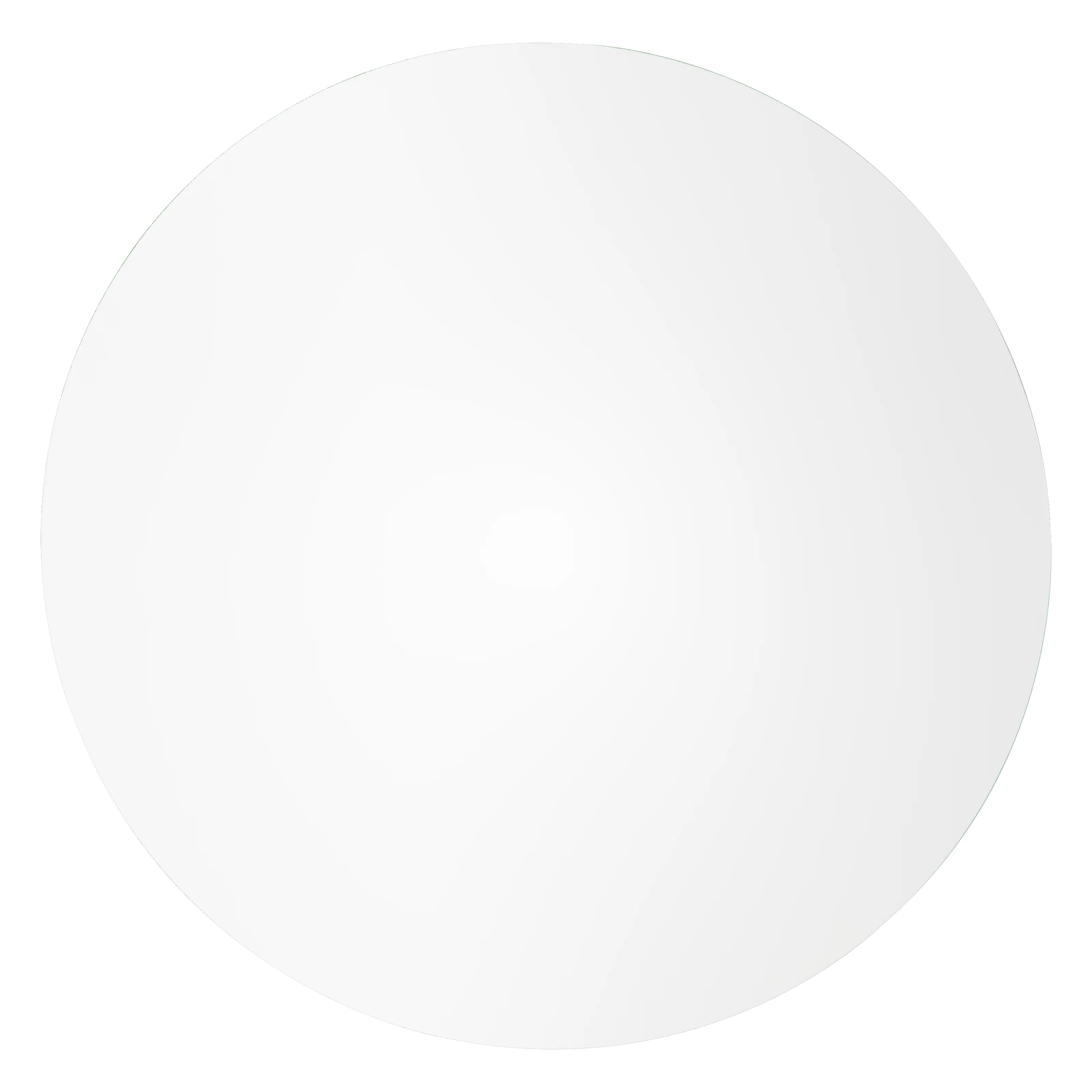 Bristol 31" round dining table White base with marbled MDF top