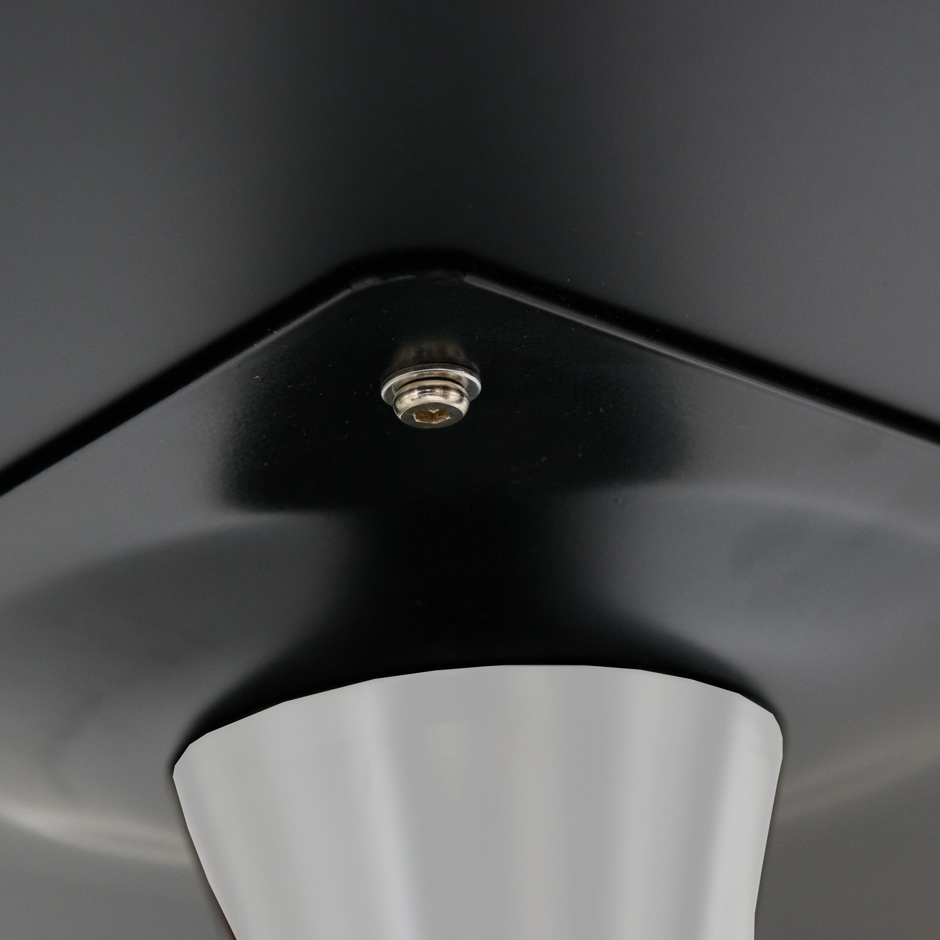 5-Piece Dining Set with 35" Round Dining Table in White Iron Pedestal Base and 4 ABS Plastic Side Chair with Gold Base, Transparent Orange