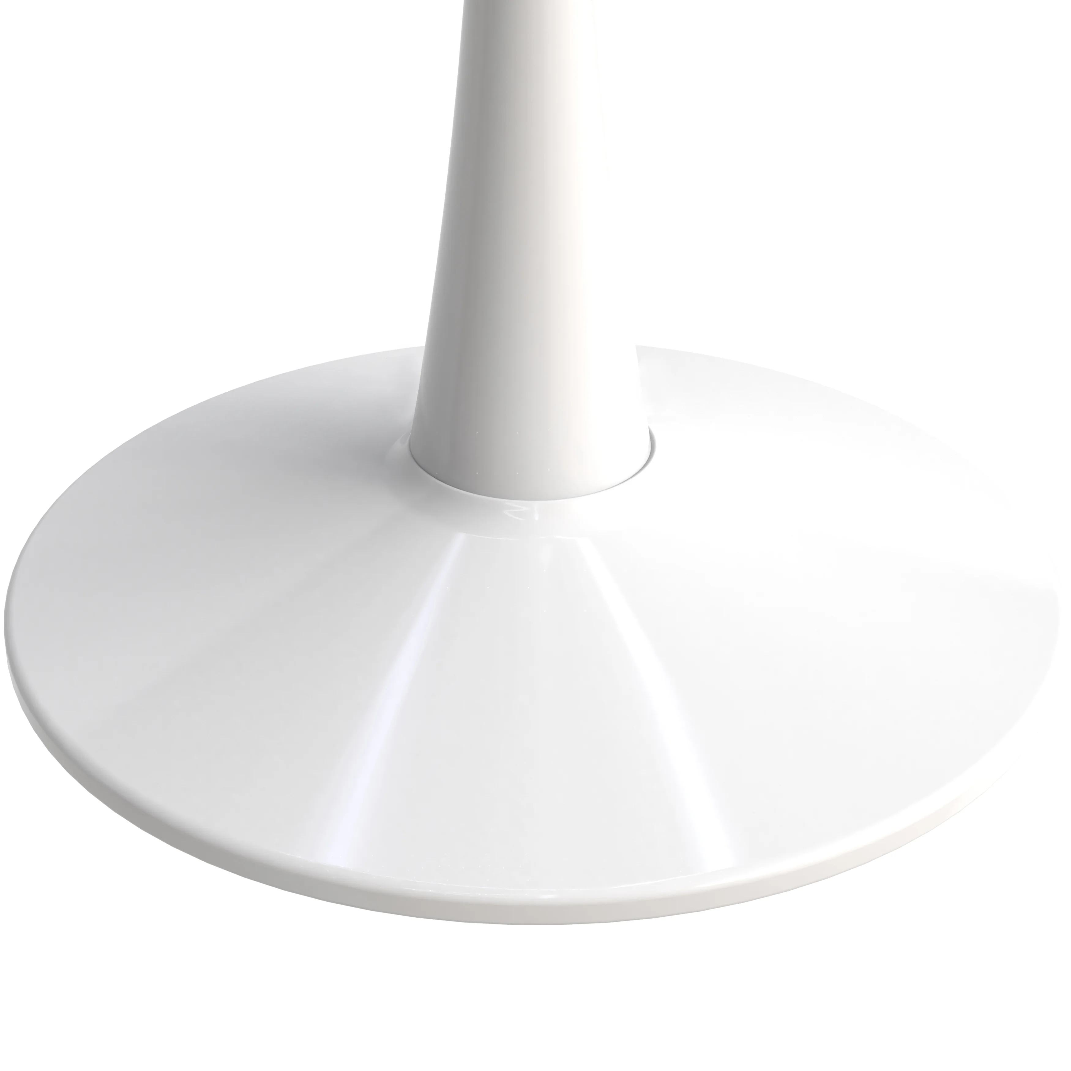 Bristol - Bistro Table White Base with Glass top