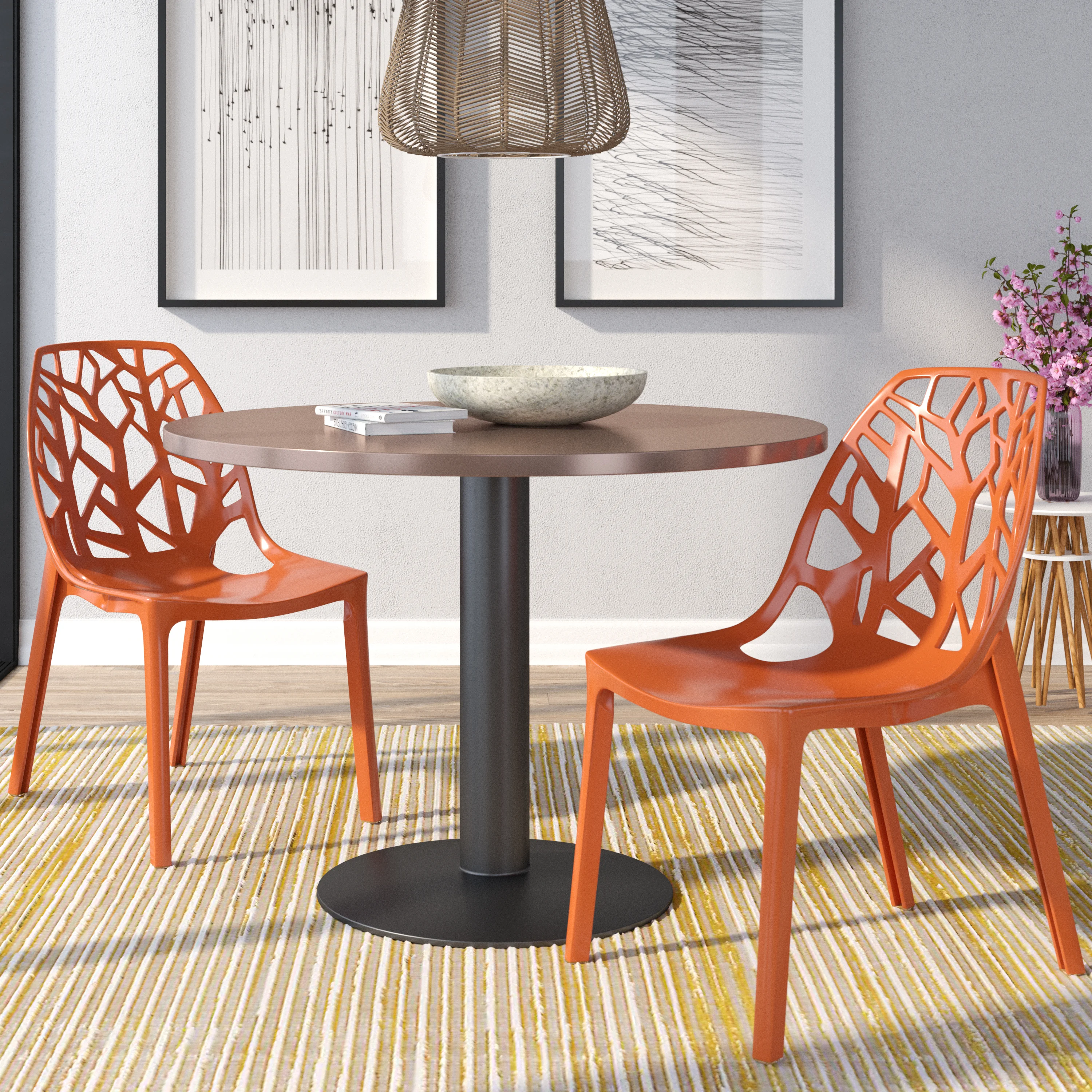 Modern Cornelia Dining Chair, Set of 2