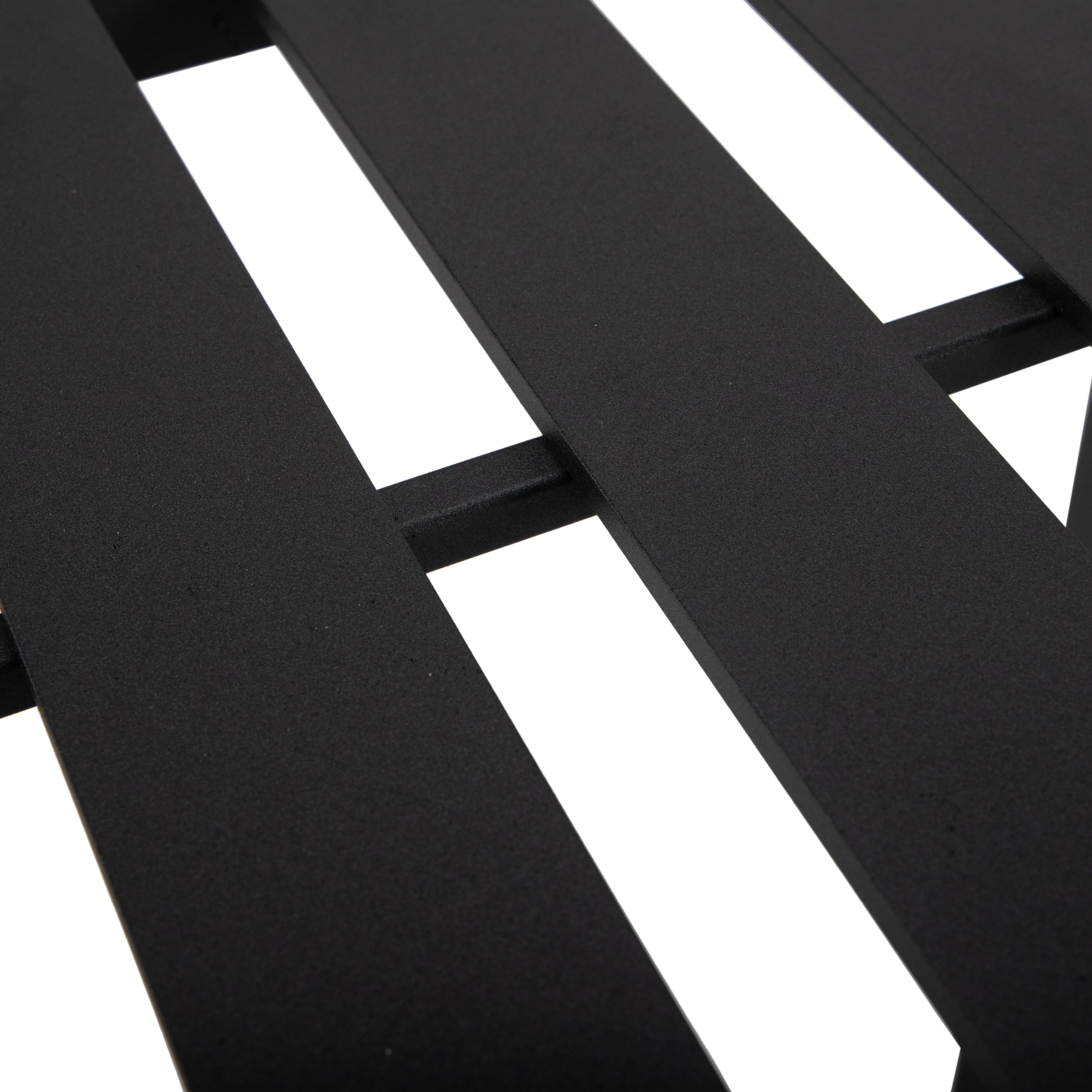 Chelsea Collection Modern Aluminum Outdoor Bar Chair in black with Cherry Cushions - Set of 4