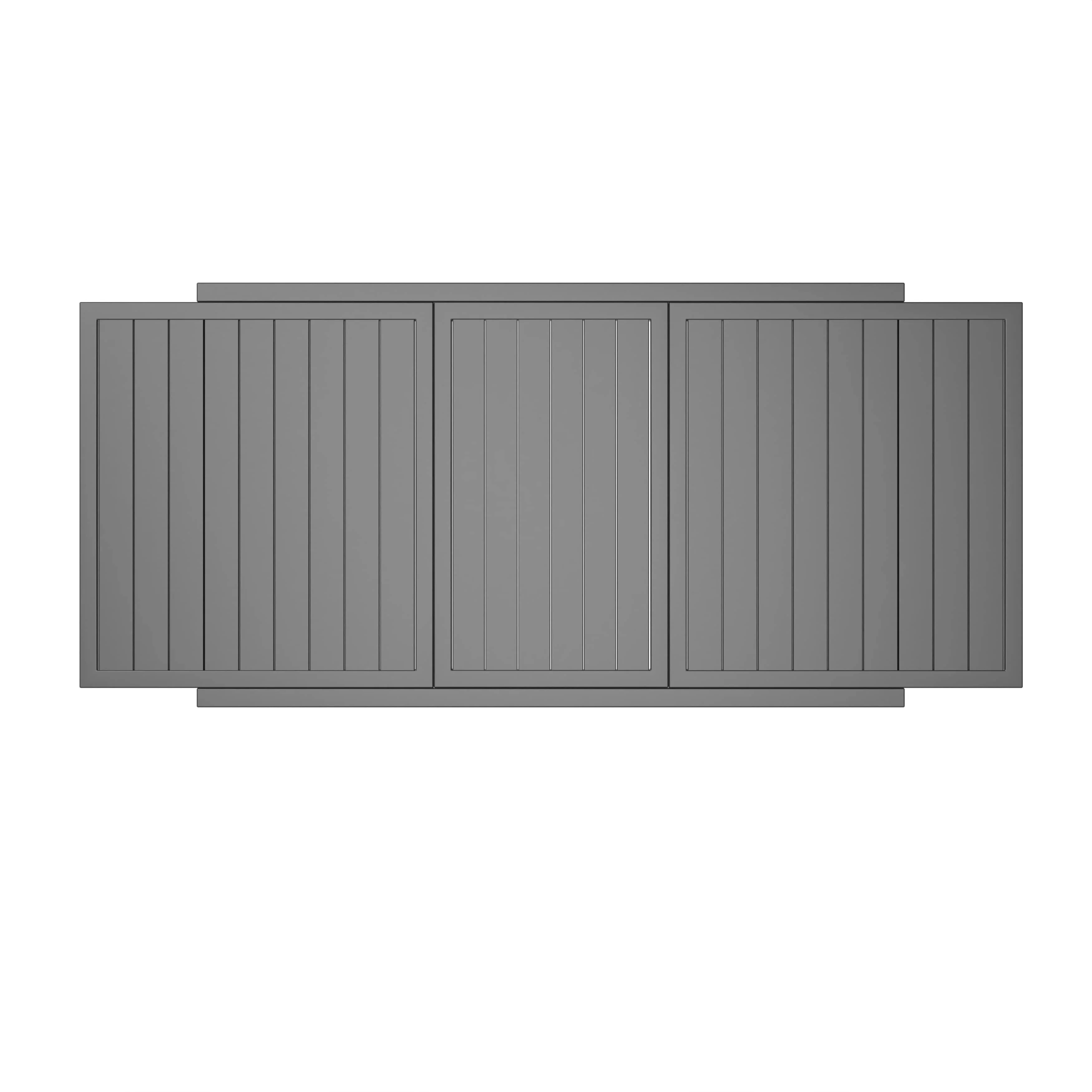 Chelsea 7-Piece Patio Dining Set 78-118" Wide Rectangular Extendable Aluminum Dining Table and 6 Dining Armchair in Black