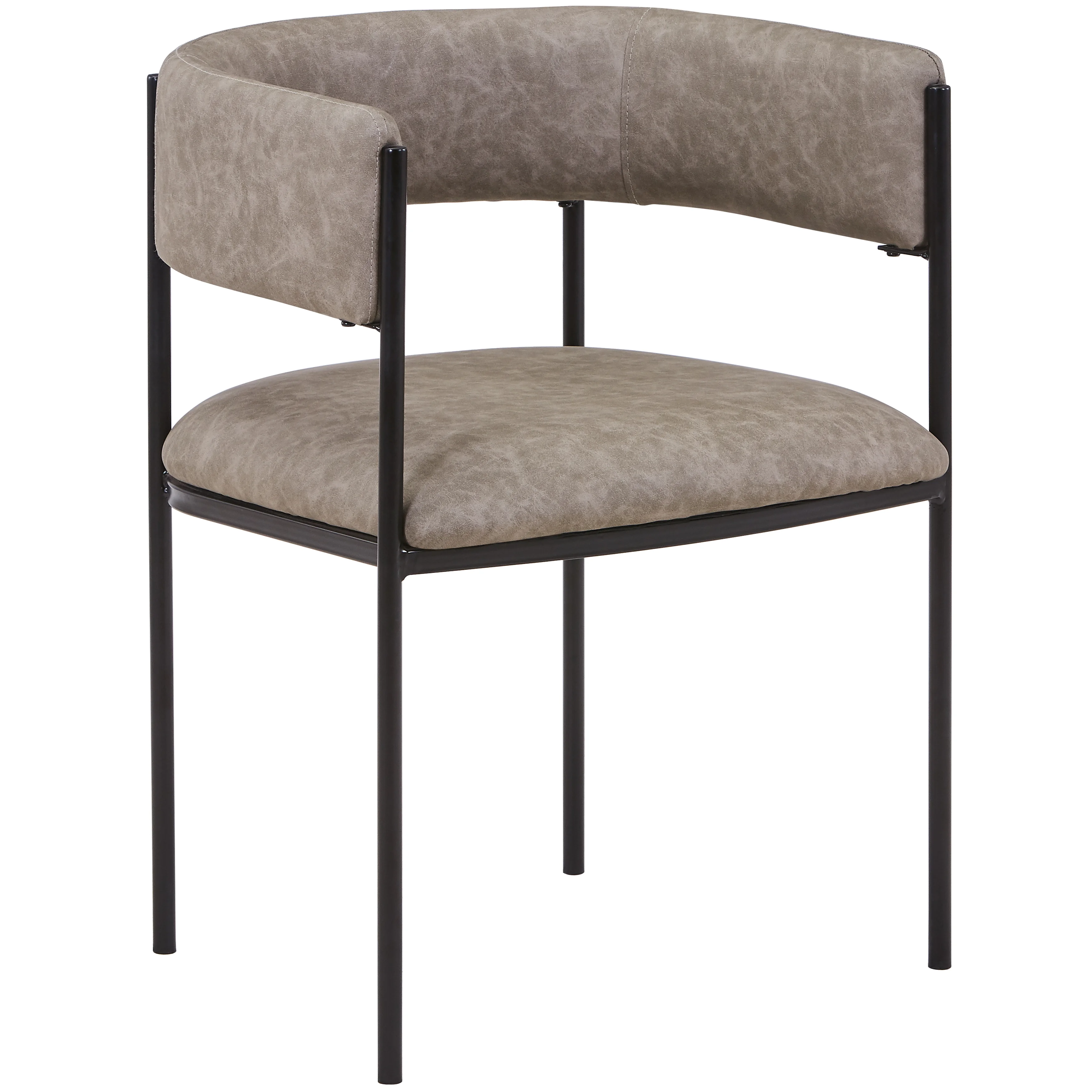 Cyril Collection Modern Chair in Aged Grey