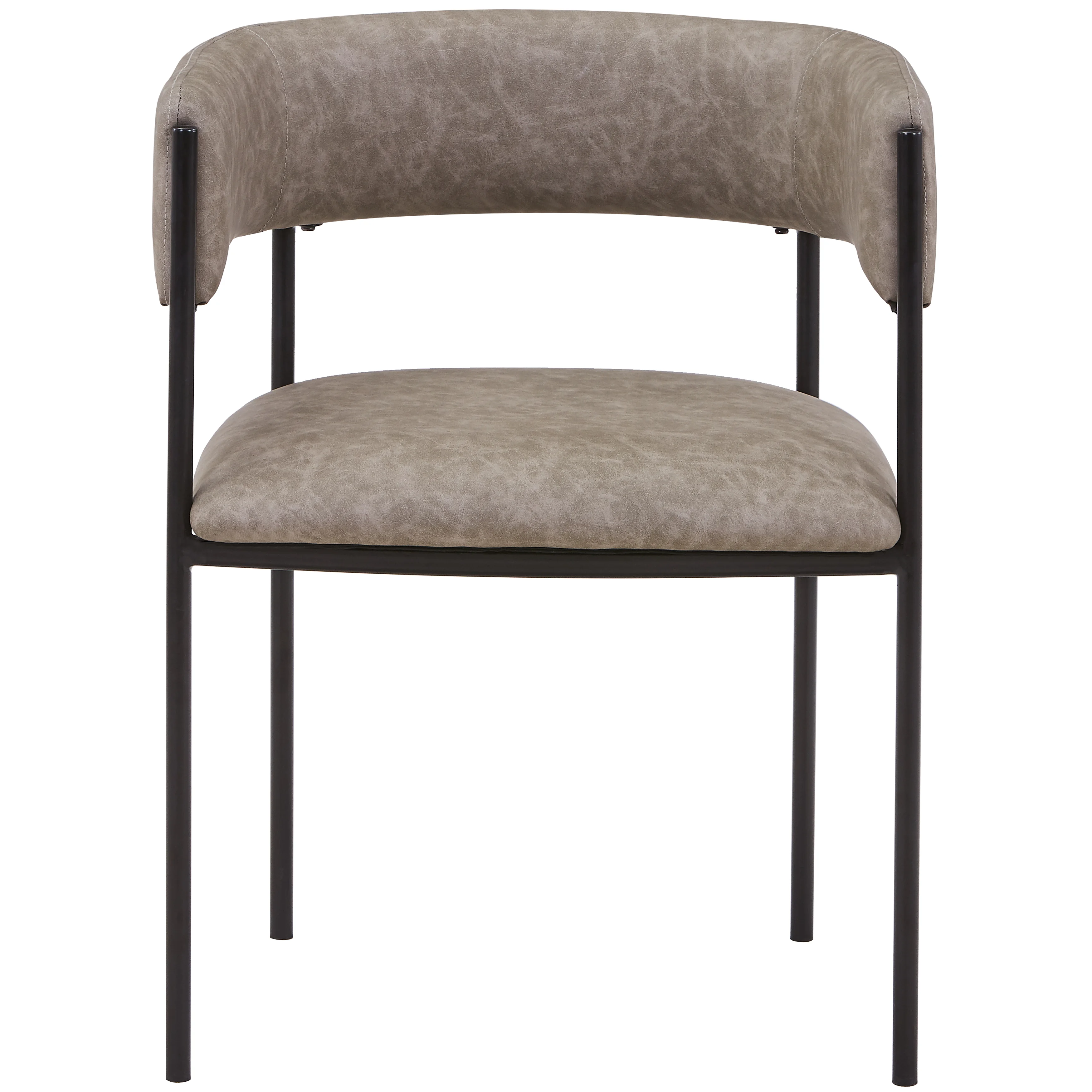 Cyril Collection Modern Chair in Aged Grey Set of 2