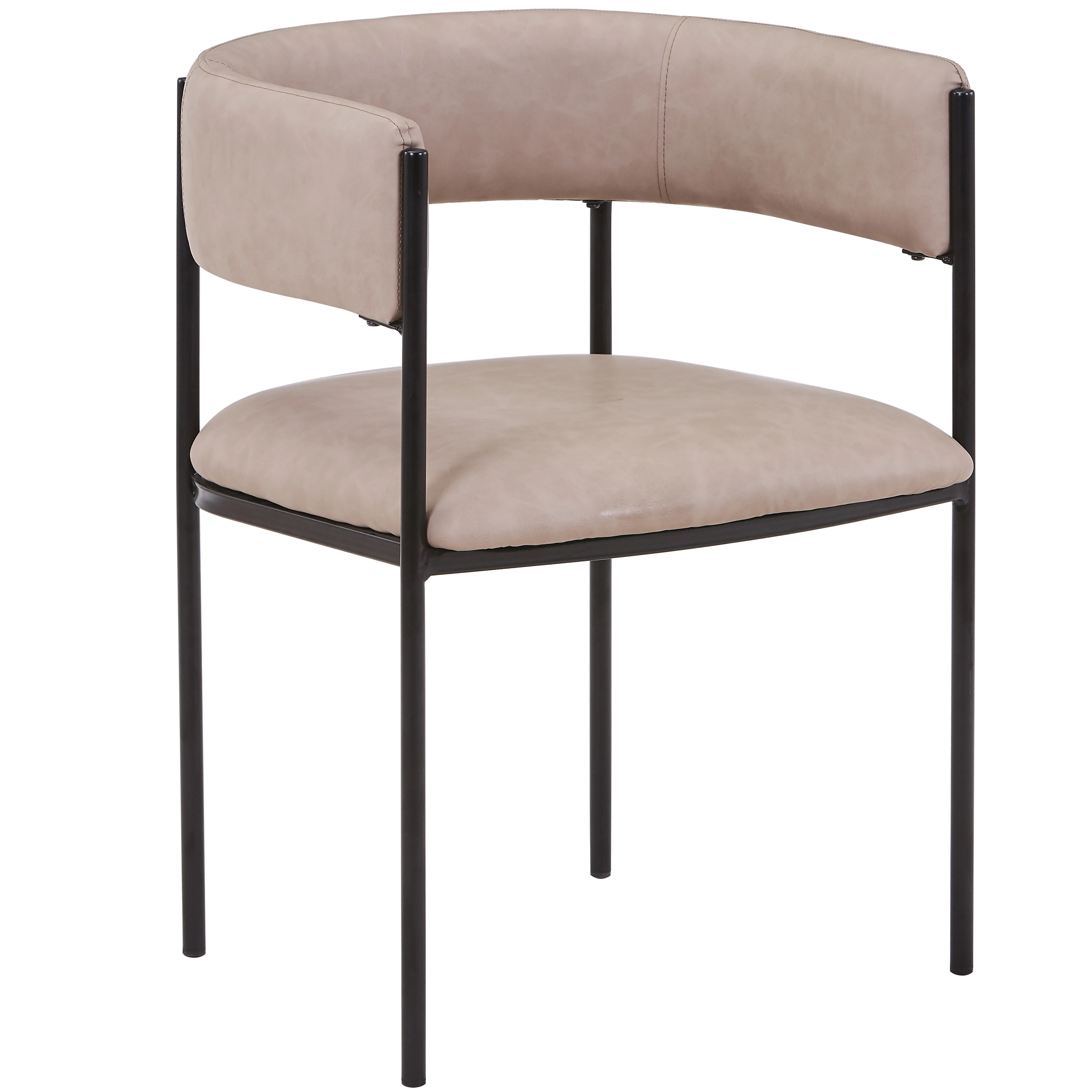 Cyril Collection Modern Chair in Taupe