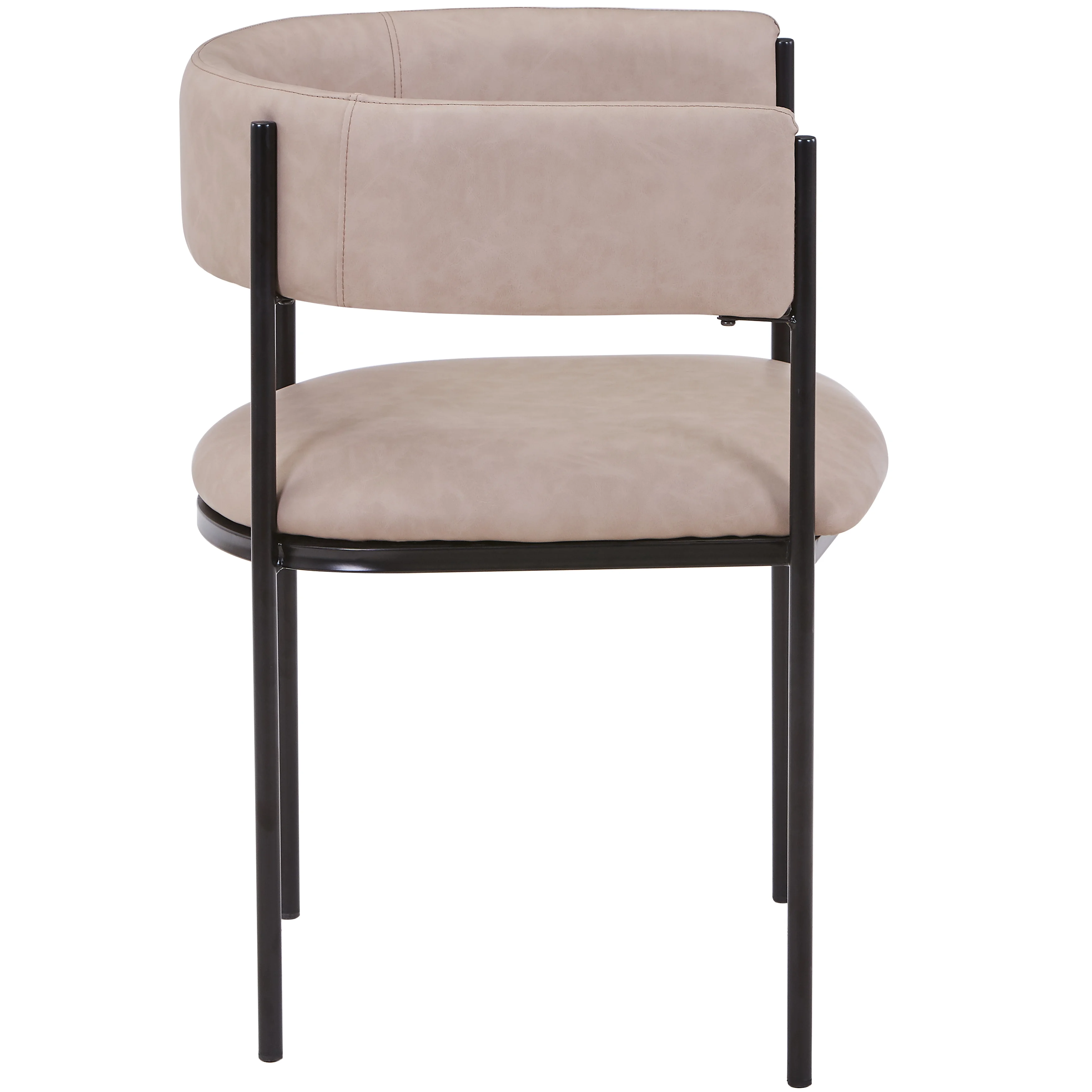 Cyril Collection Modern Chair in Taupe Set of 2