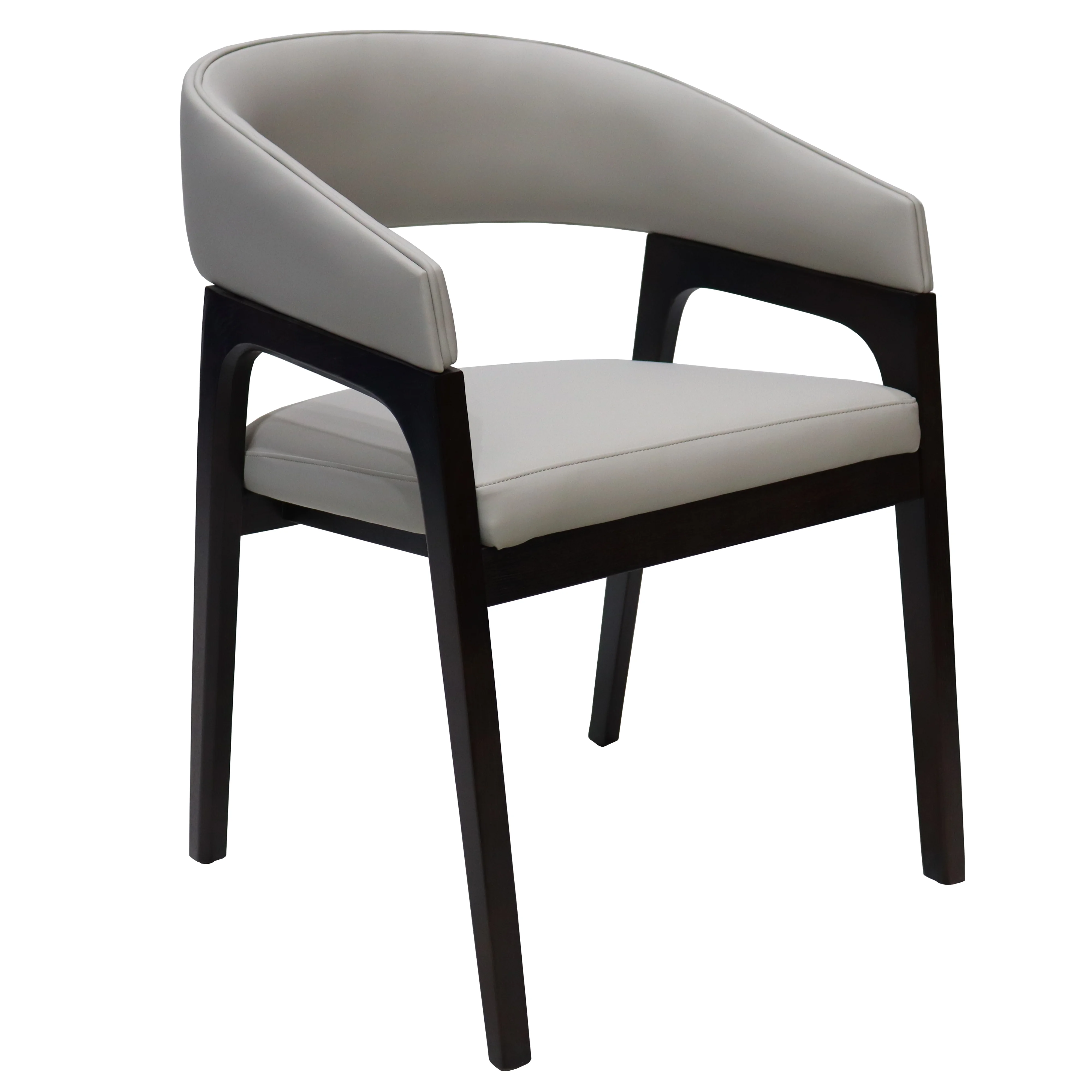 Cali Collection Modern Dining Chair in Light Grey