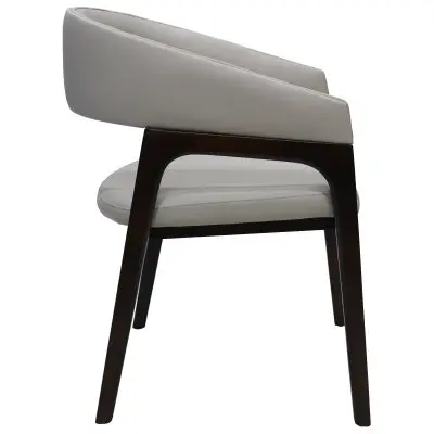 Cali Collection Modern Dining Chair in Light Grey