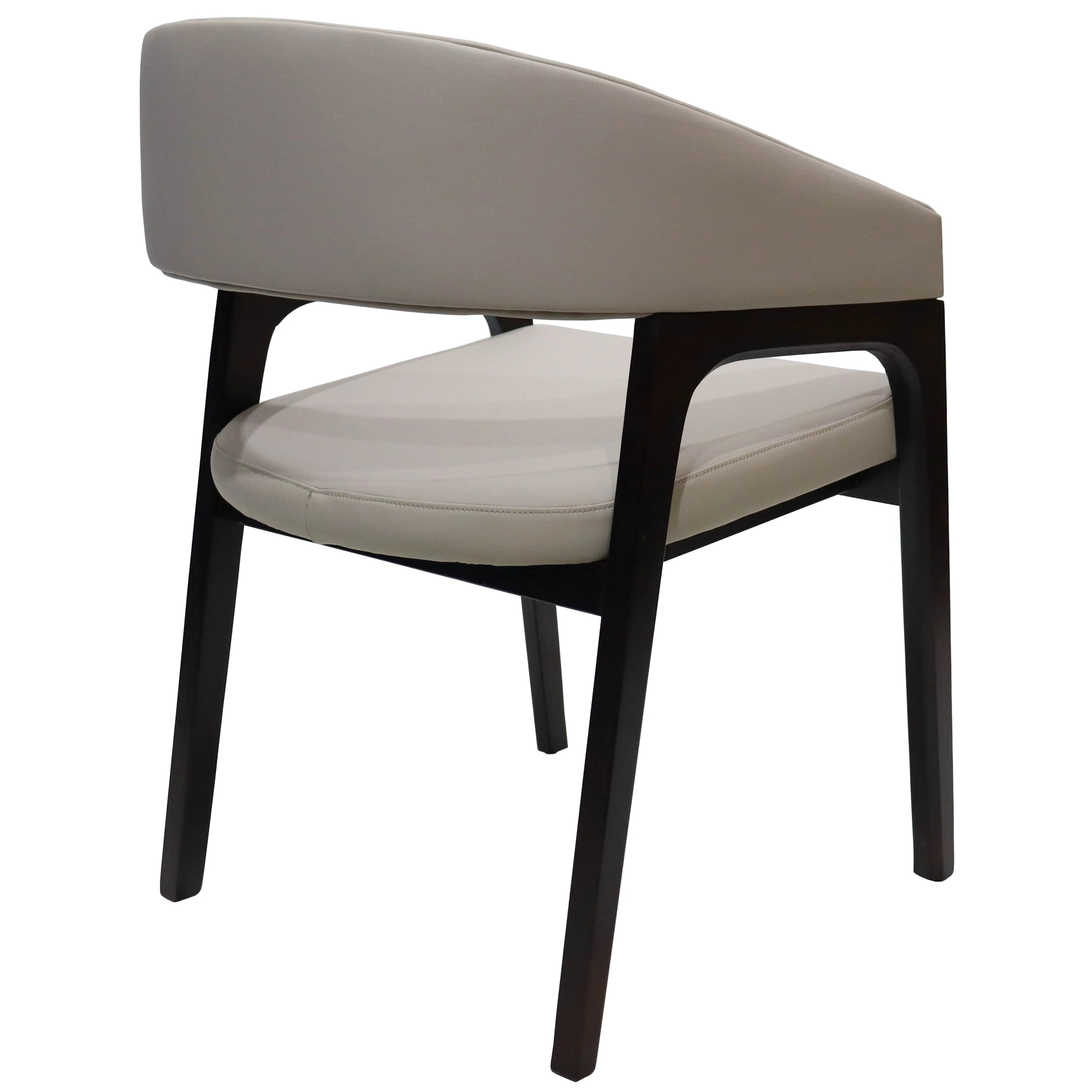 Cali Collection Modern Dining Chair in Taupe - Set of 2