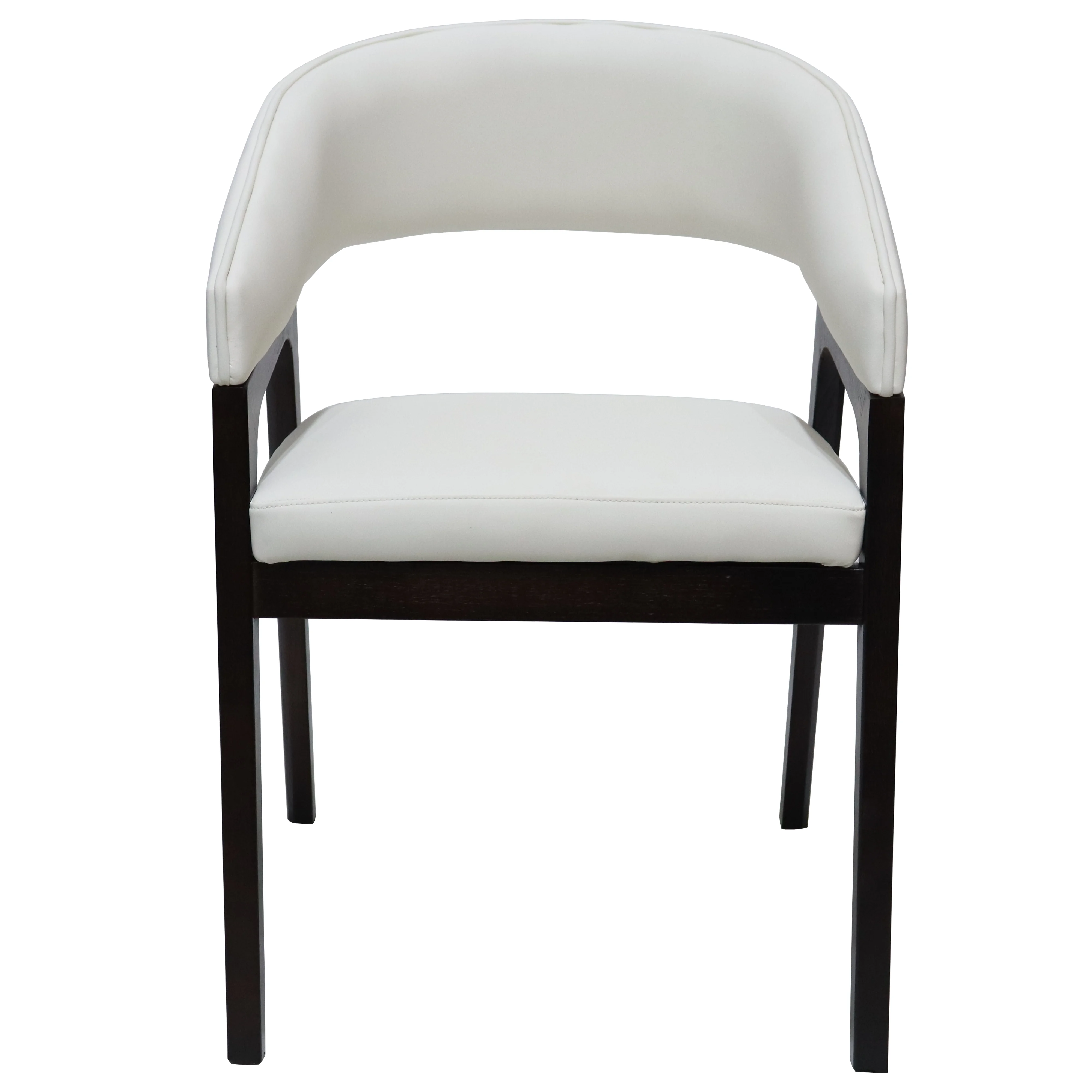 Cali Collection Modern Dining Chair in White