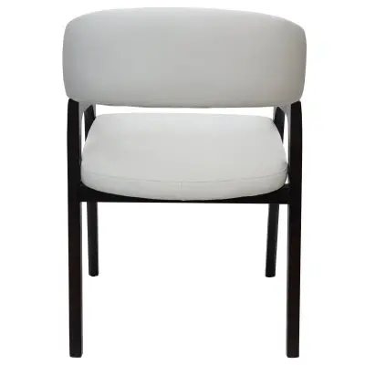 Cali Collection Modern Dining Chair in White - Set of 4