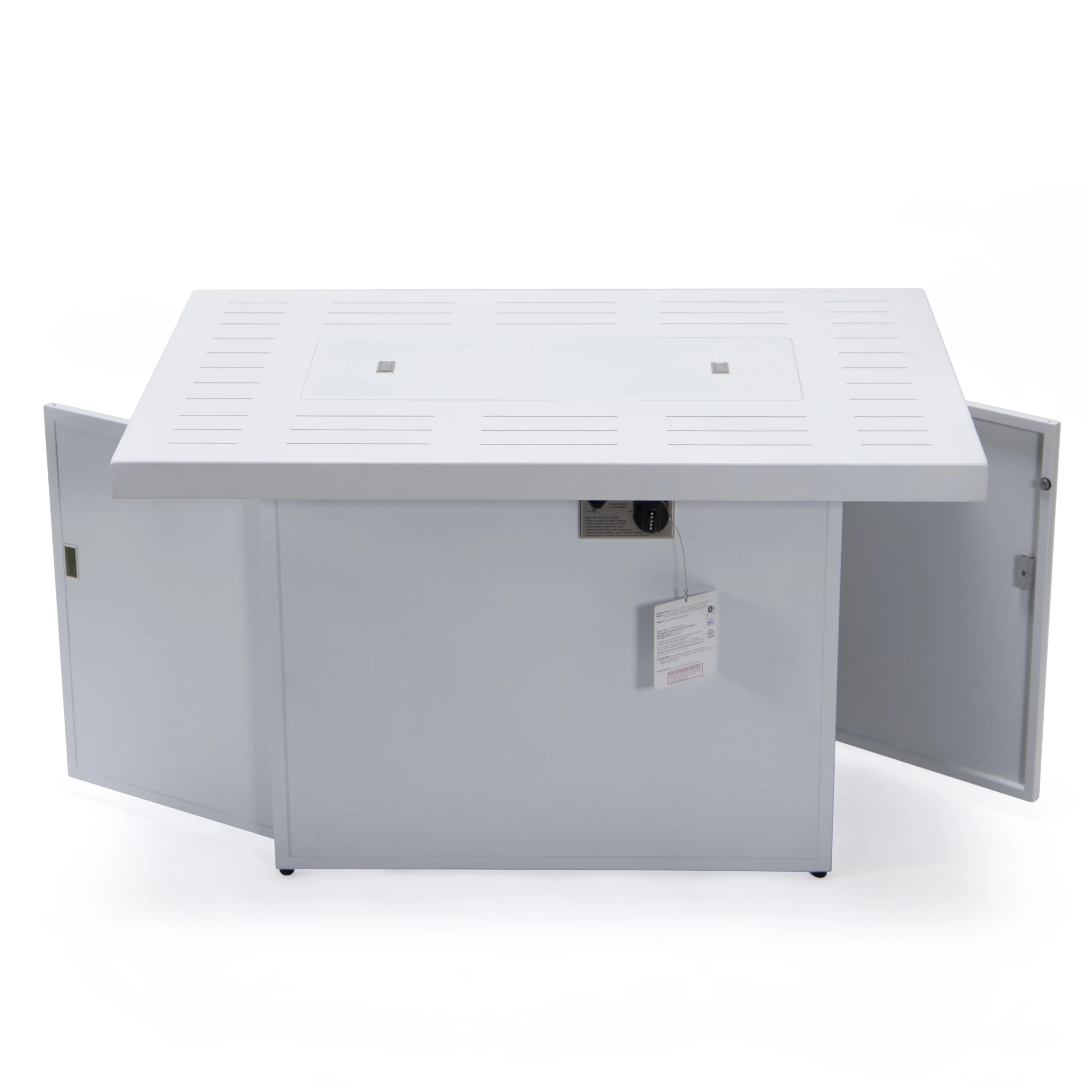 Chelsea Patio Modern Aluminum Propane Fire Pit Table