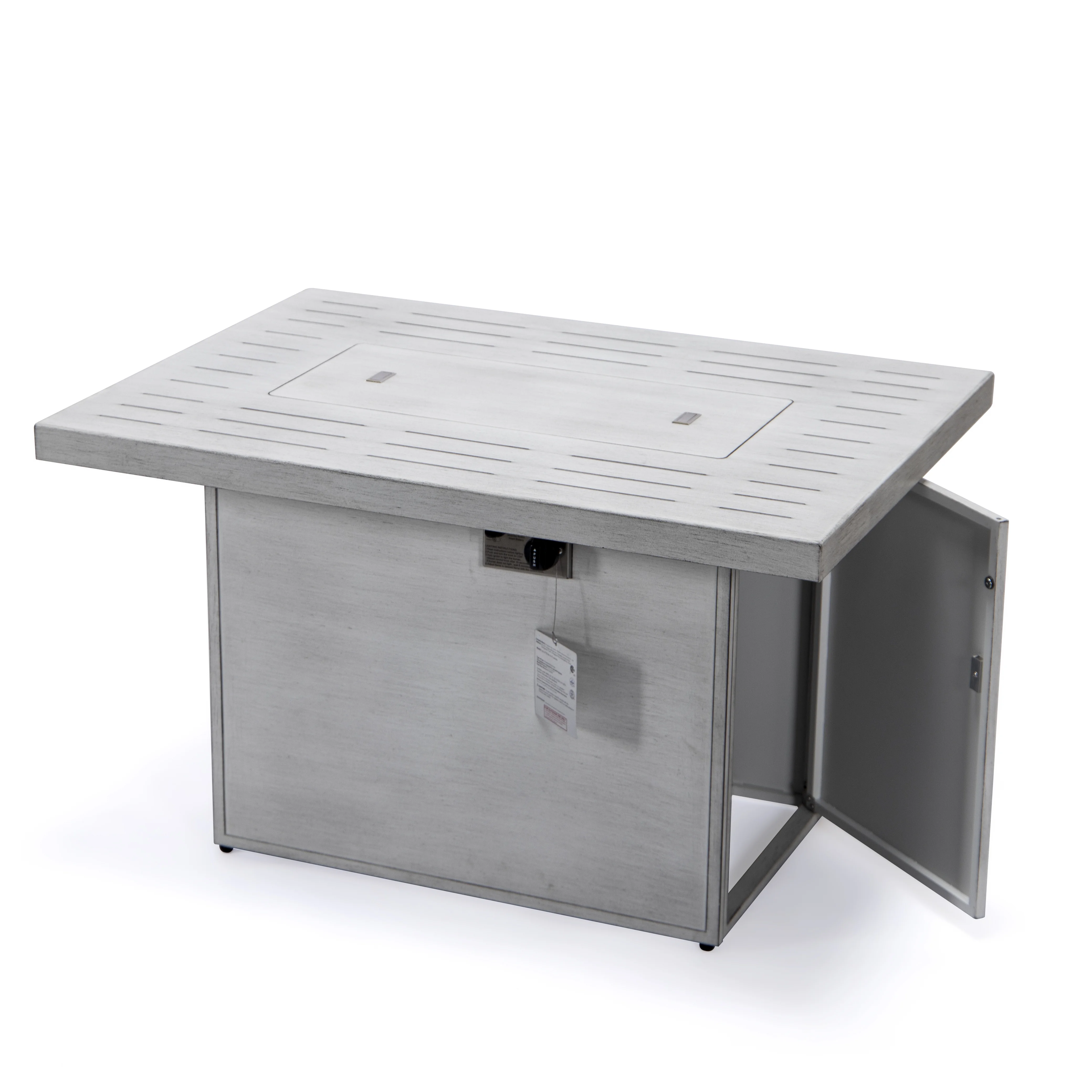 Chelsea Patio Modern Aluminum Propane Fire Pit Table