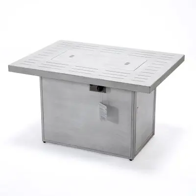 Chelsea Patio Modern Aluminum Propane Fire Pit Table