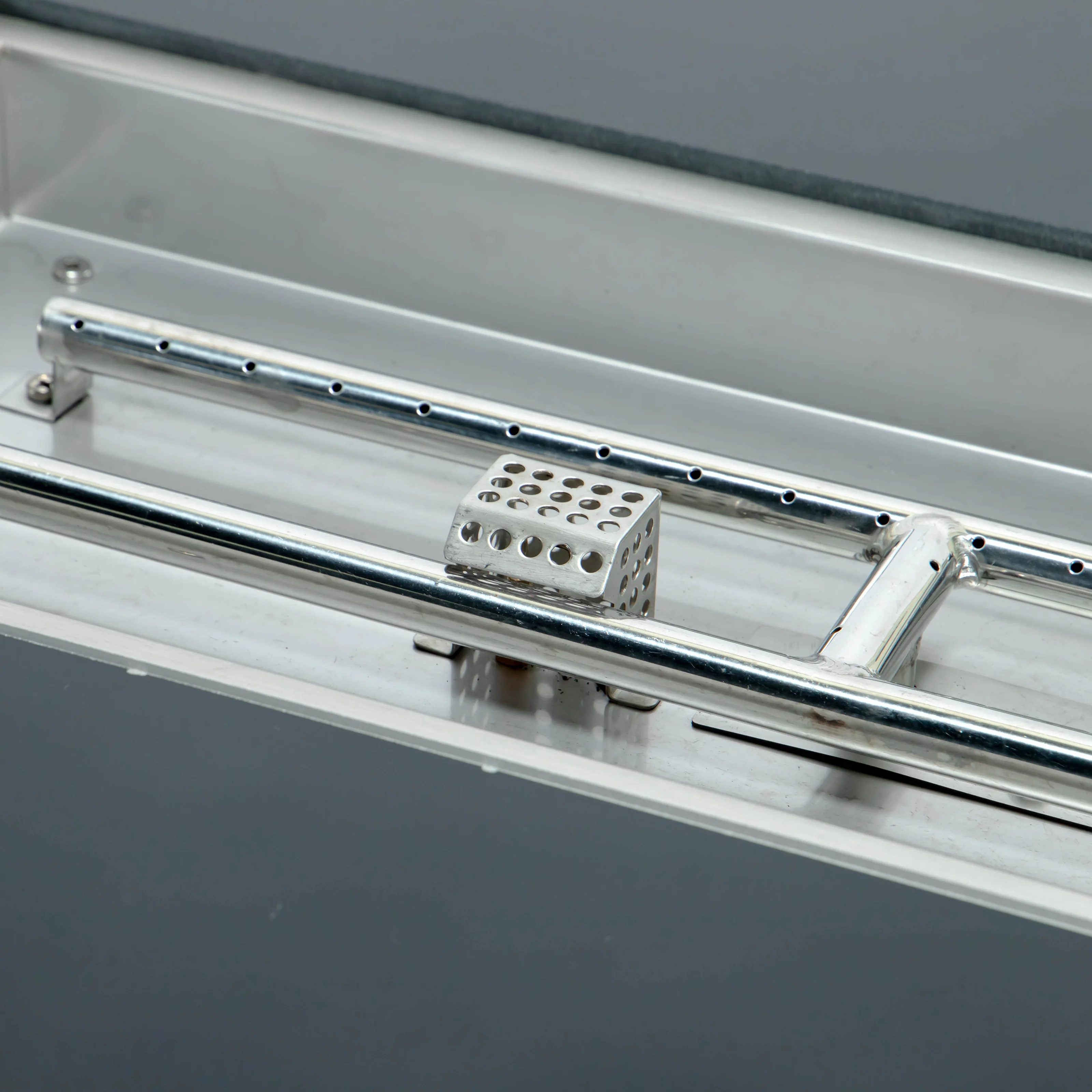 Mace Wicker Patio Modern Propane Fire Pit Table