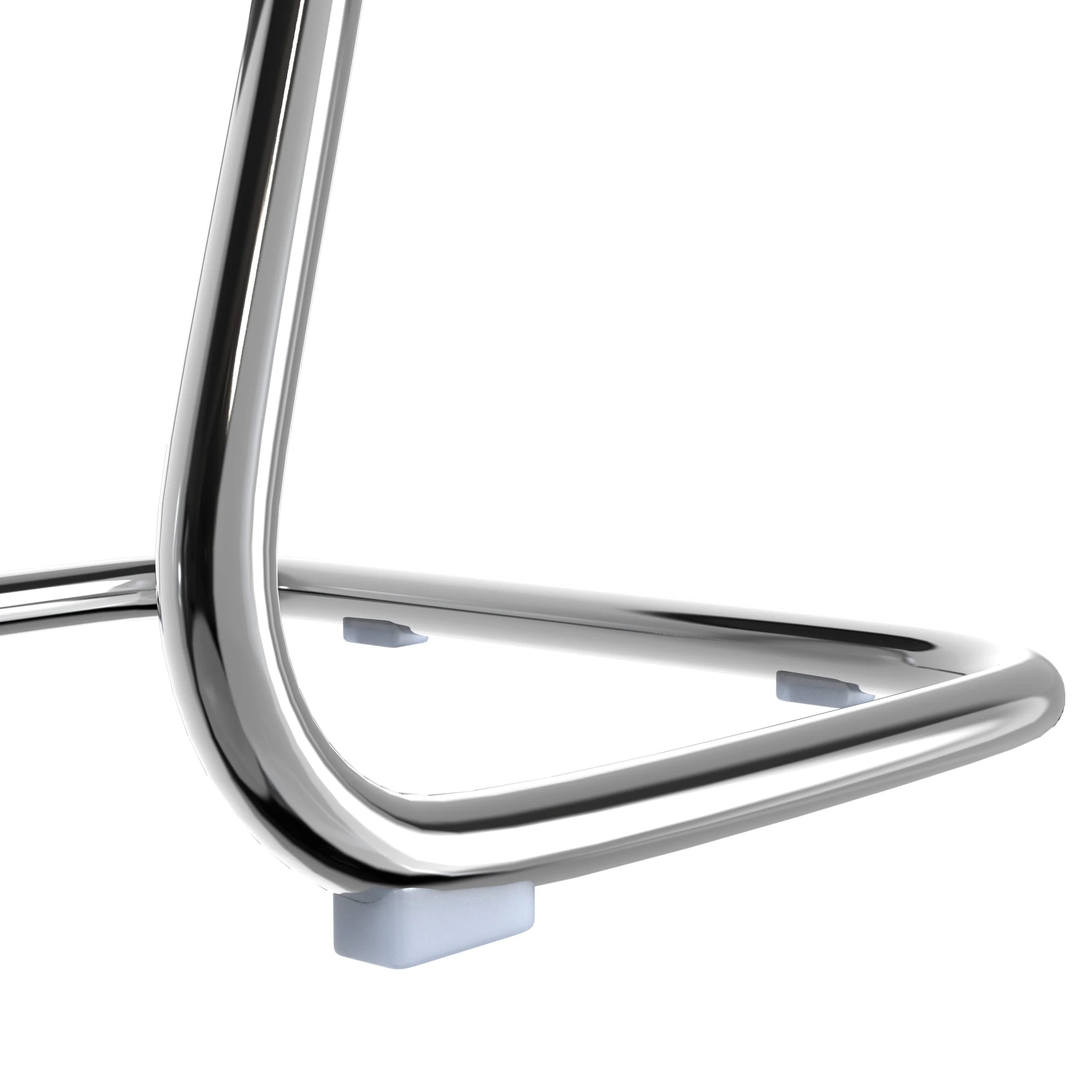 Celeste Series Guest Office Chair in Black Leather