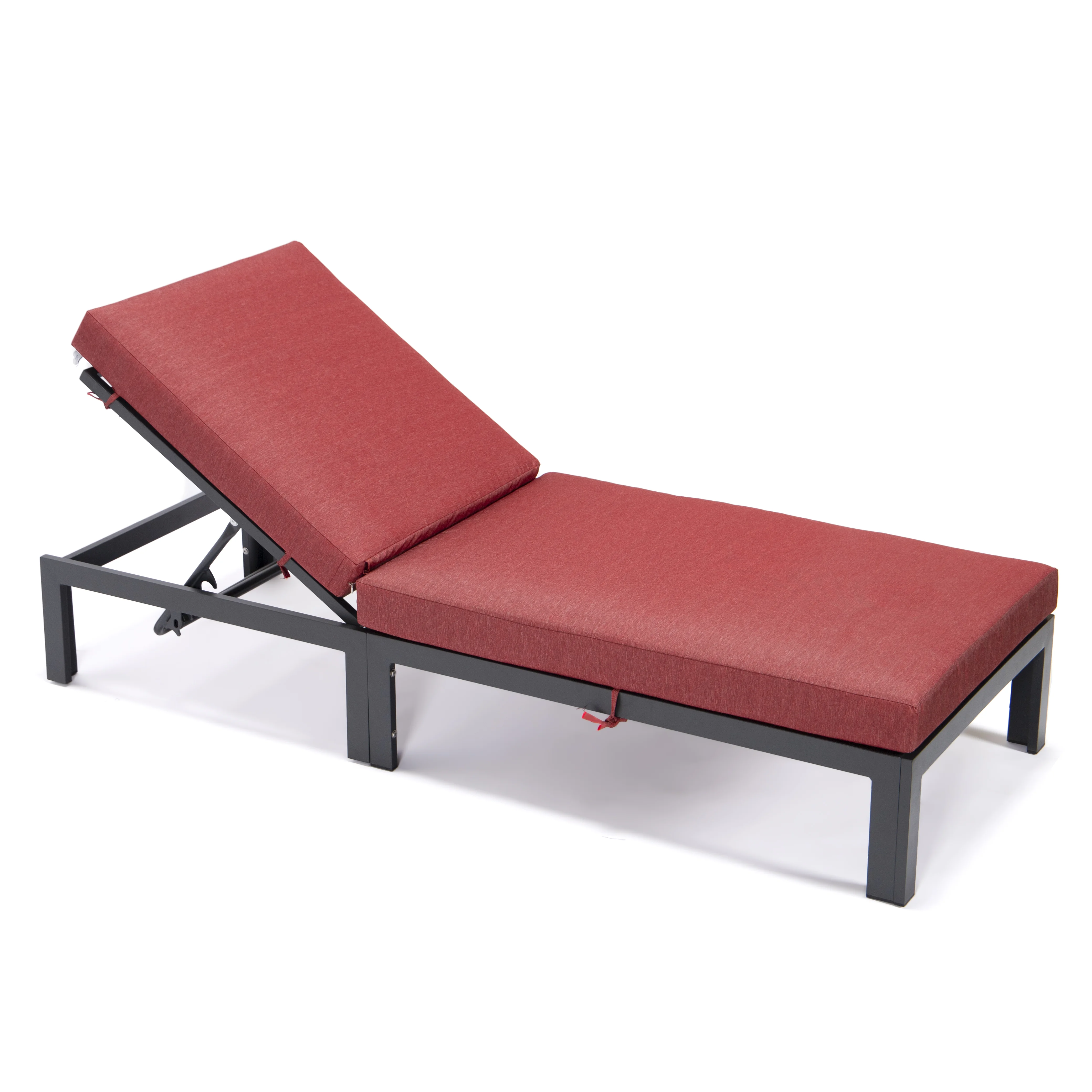 Chelsea Modern Outdoor Chaise Lounge Chair With Cushions