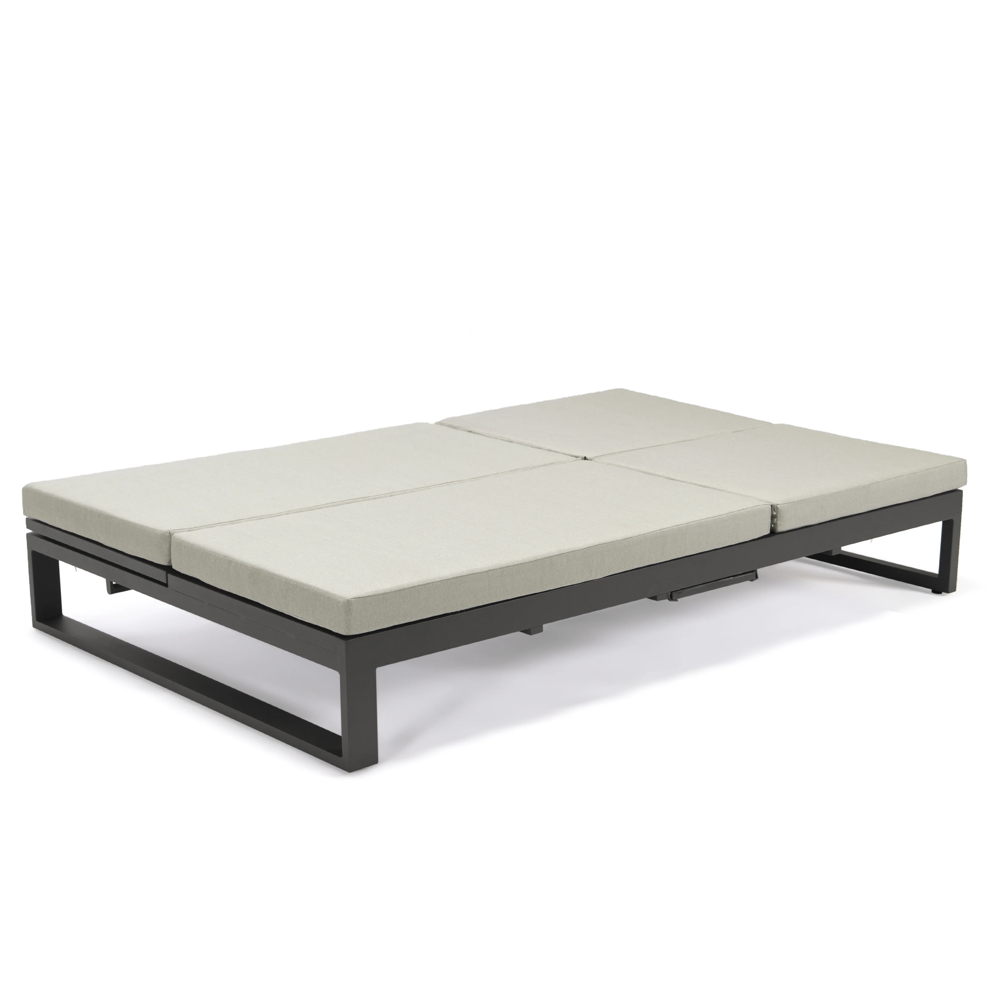 Chelsea Convertible Lounge Reclining Double Chaise With Cushions