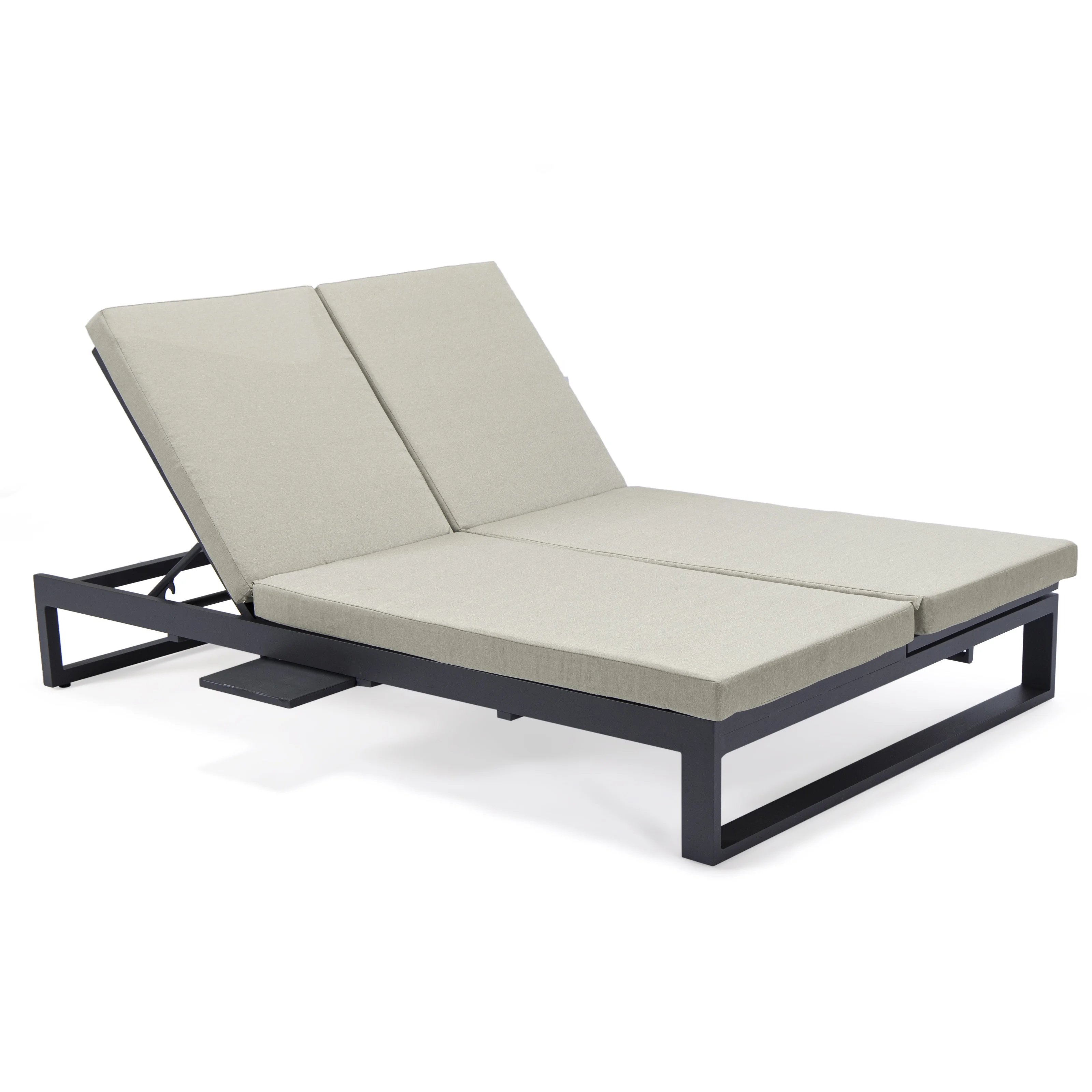 Chelsea Convertible Lounge Reclining Double Chaise With Cushions