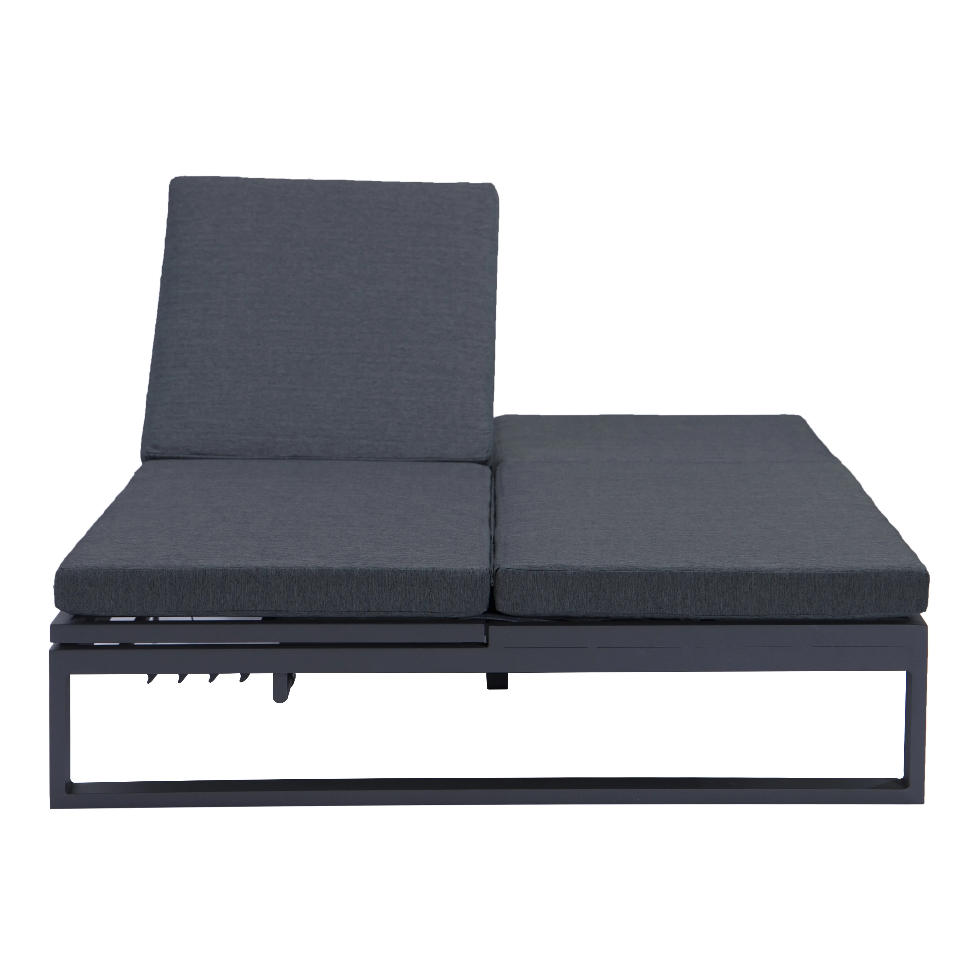Chelsea Convertible Lounge Reclining Double Chaise With Cushions