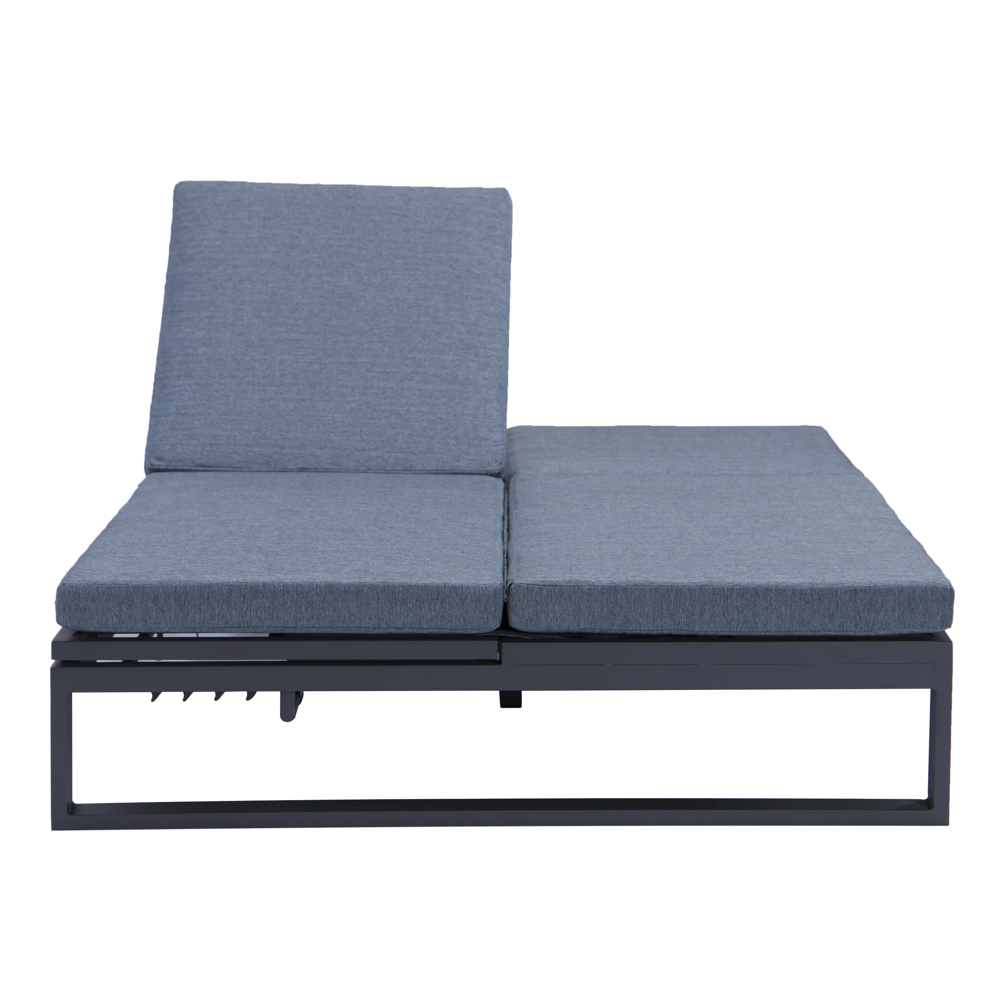 Chelsea Convertible Lounge Reclining Double Chaise With Cushions