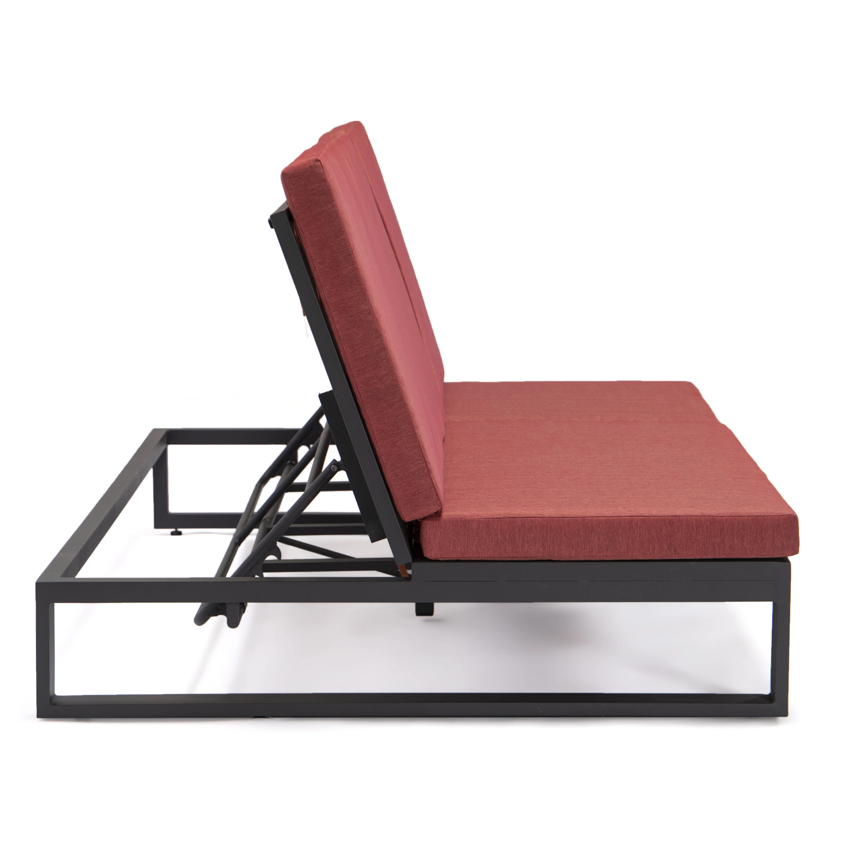 Chelsea Convertible Lounge Reclining Double Chaise With Cushions