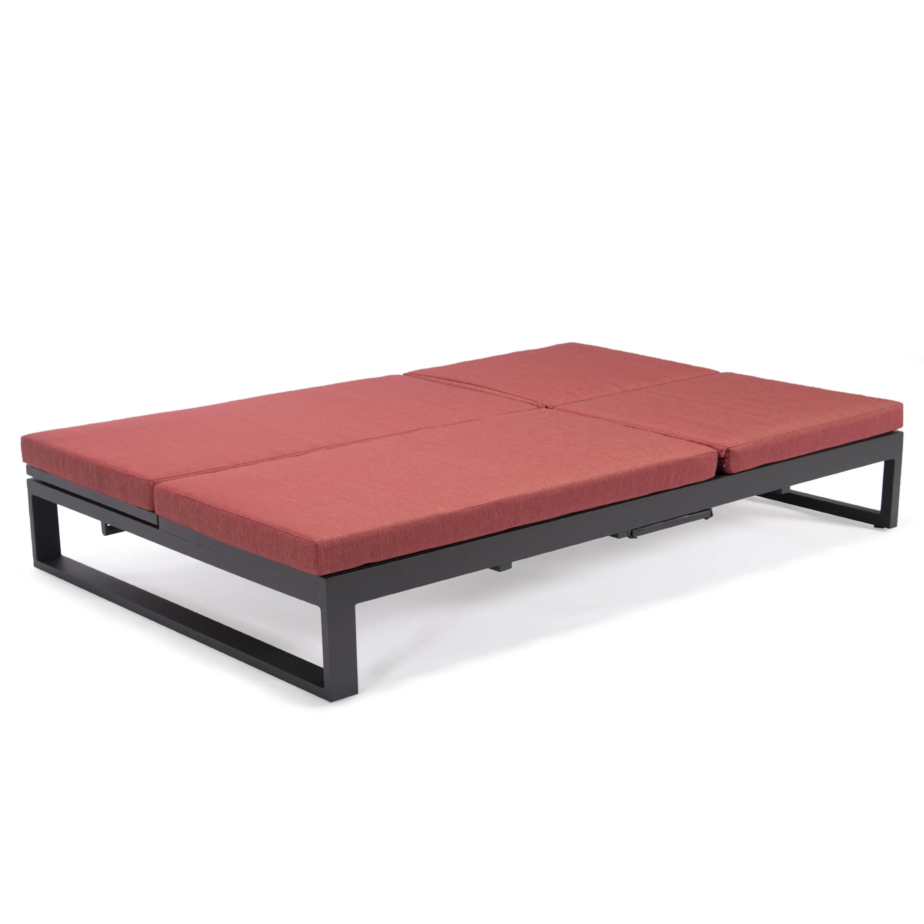 Chelsea Convertible Lounge Reclining Double Chaise With Cushions