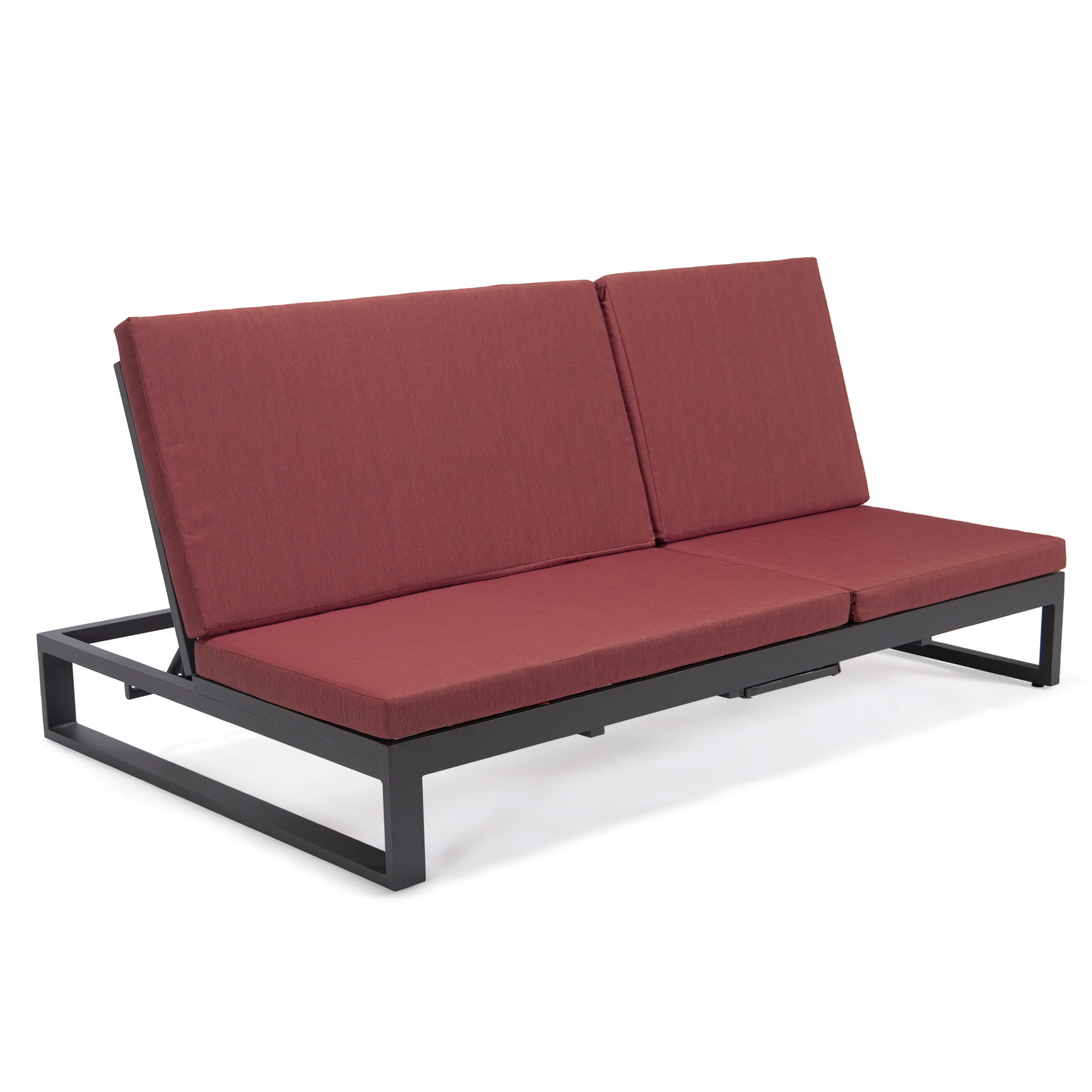 Chelsea Convertible Lounge Reclining Double Chaise With Cushions