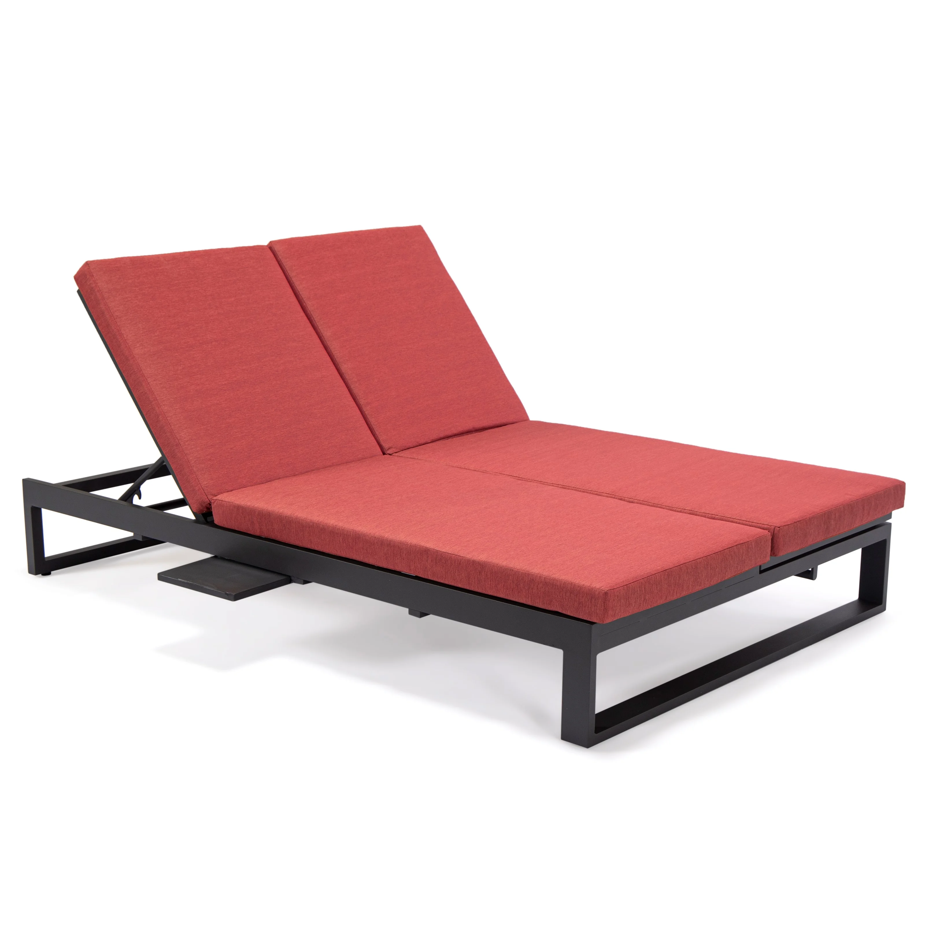 Chelsea Convertible Lounge Reclining Double Chaise With Cushions