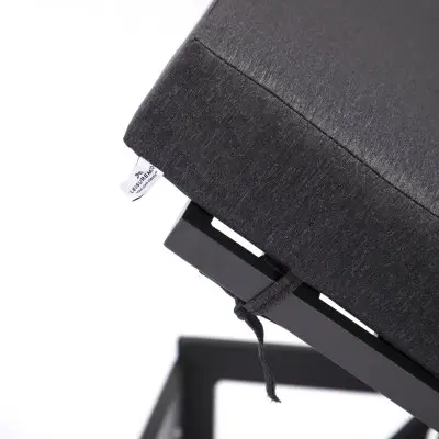 Chelsea Modern Outdoor Chaise Lounge Chair Set of 2 With Side Table & Cushions