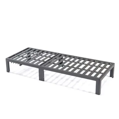 Chelsea Modern Outdoor Chaise Lounge Chair Set of 2 With Side Table & Cushions