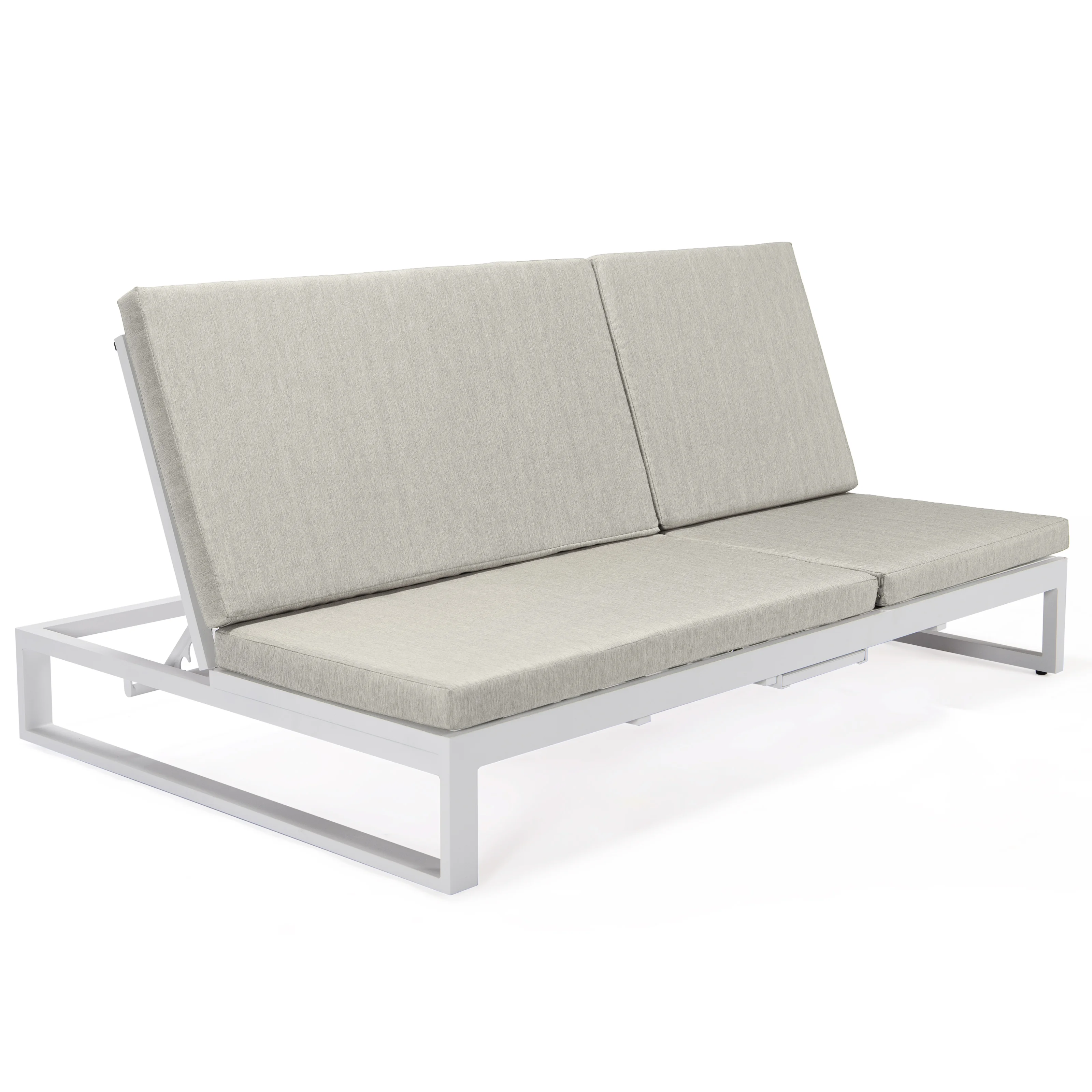 Chelsea Convertible Lounge Reclining Double Chaise With Cushions
