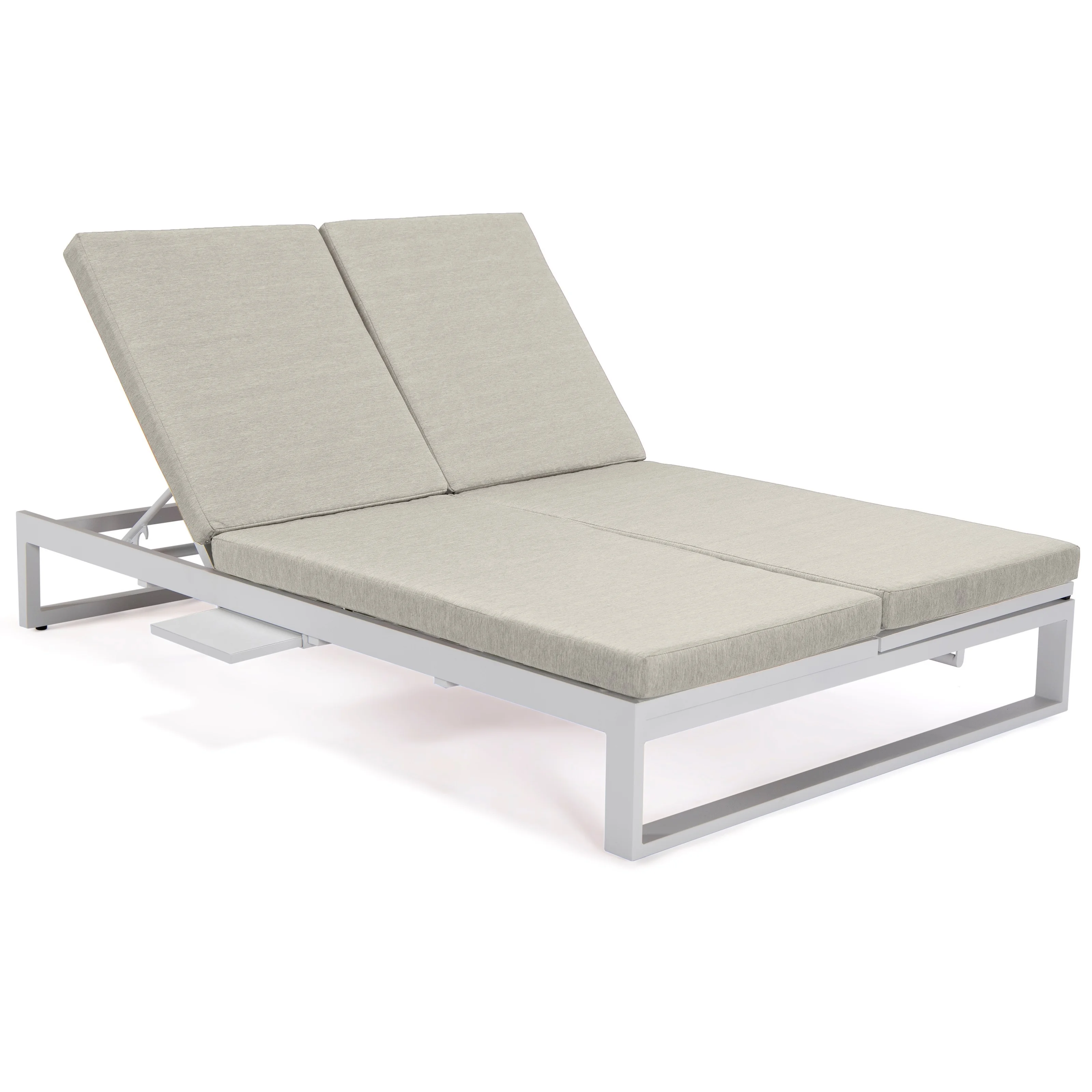 Chelsea Convertible Lounge Reclining Double Chaise With Cushions