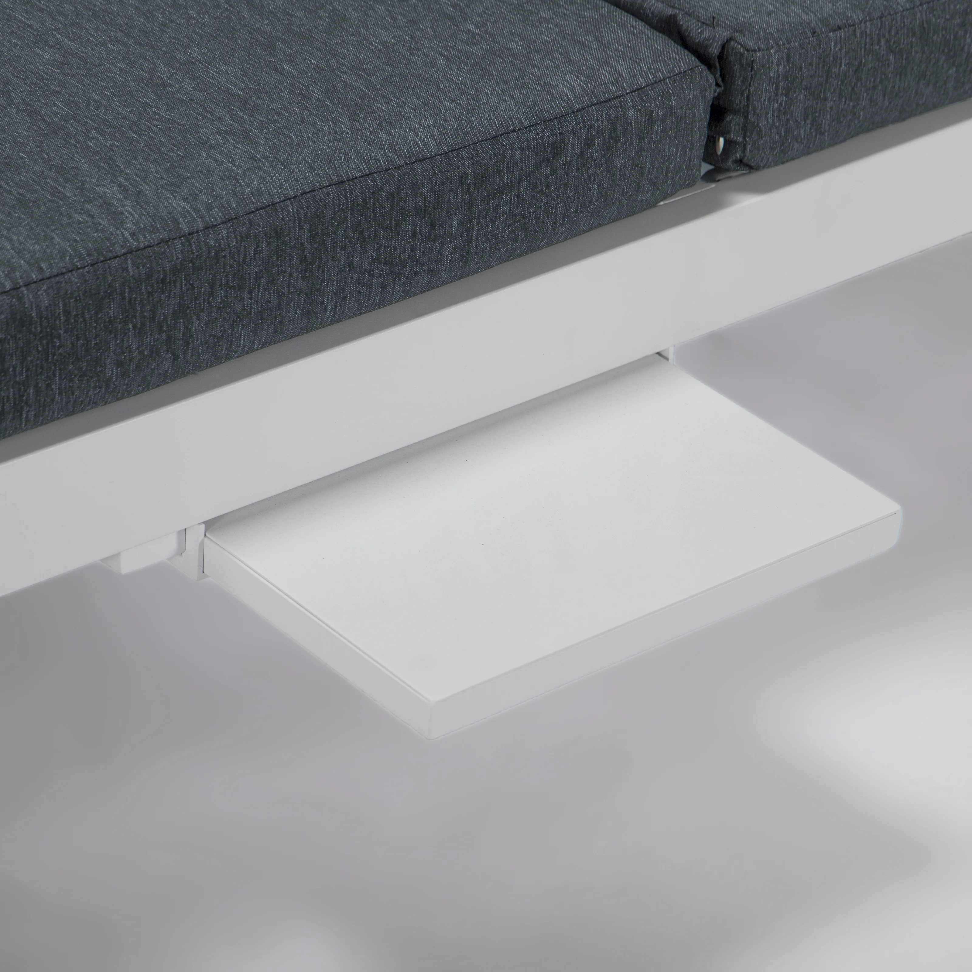 Chelsea Convertible Lounge Reclining Double Chaise With Cushions