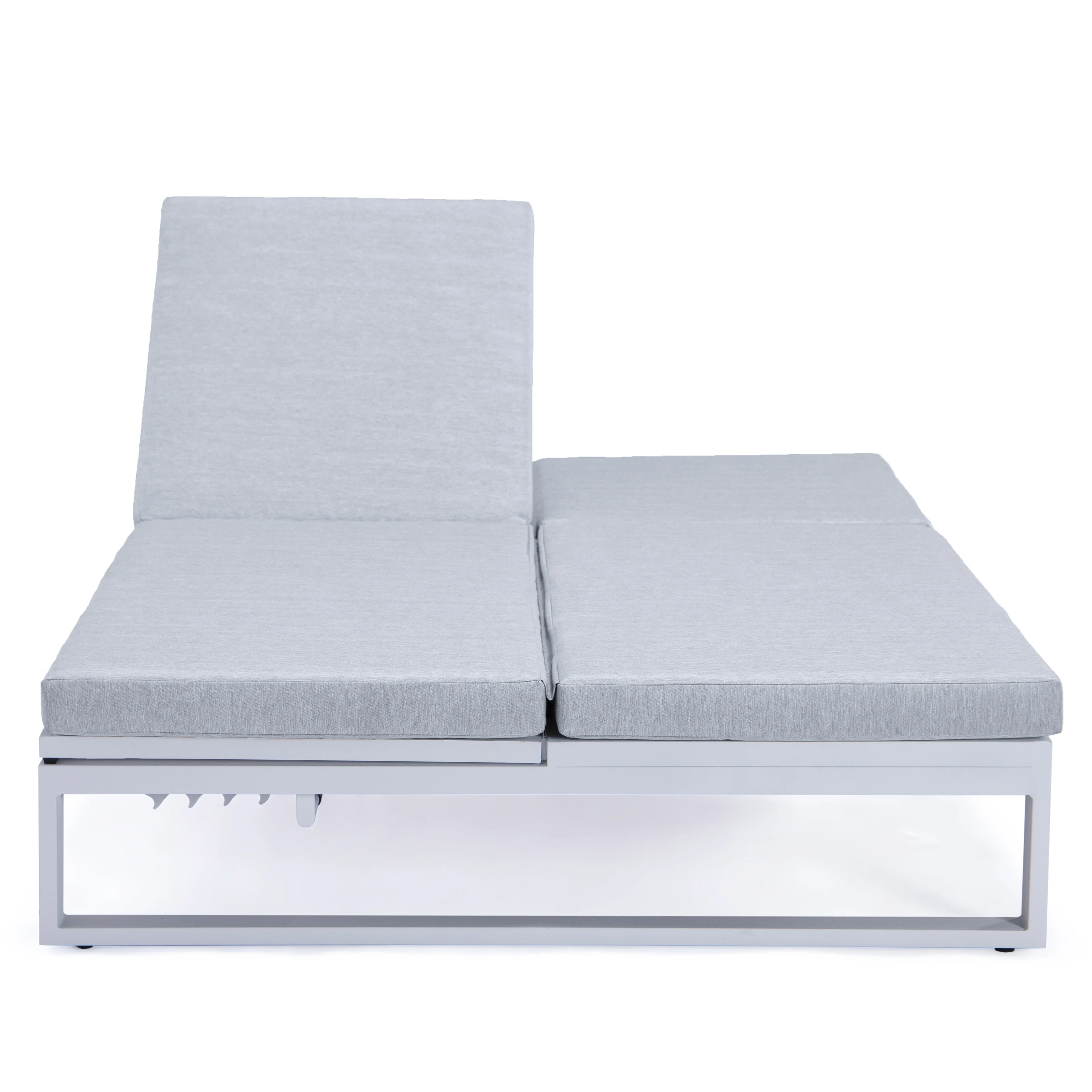 Chelsea Convertible Lounge Reclining Double Chaise With Cushions