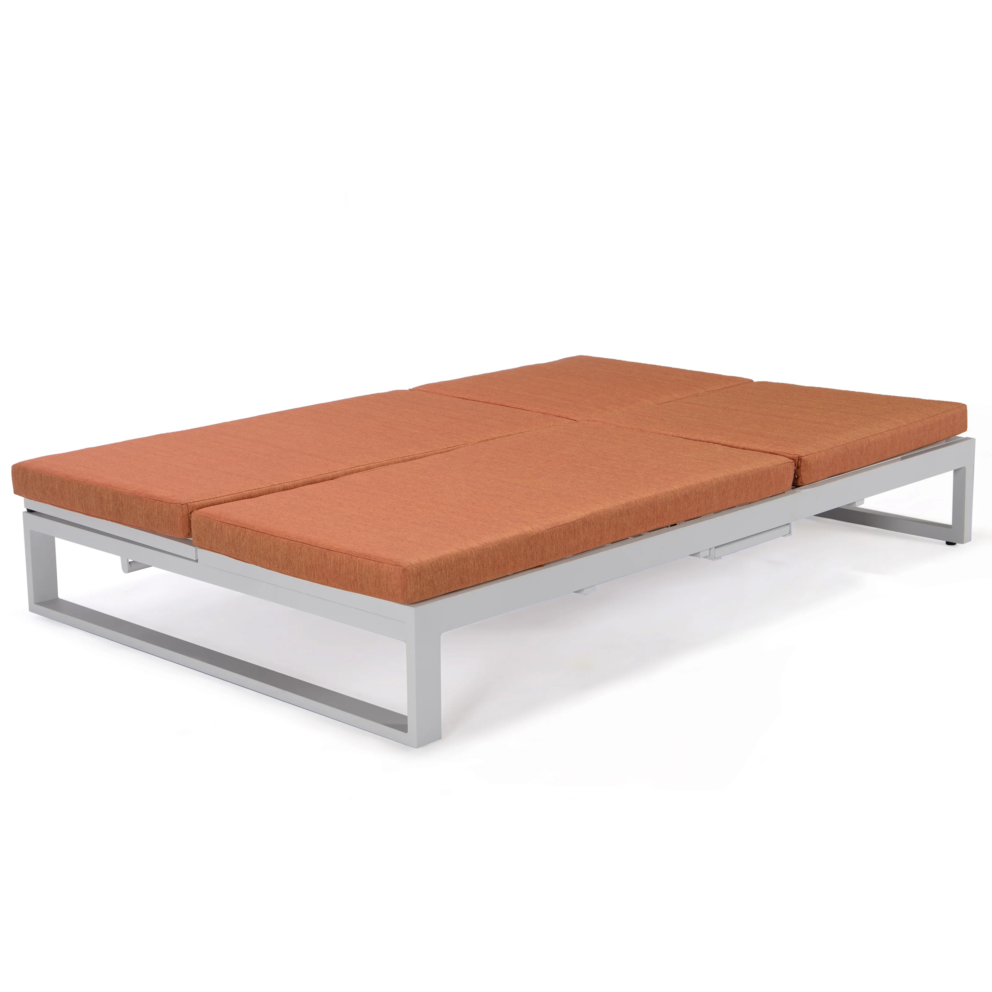 Chelsea Convertible Lounge Reclining Double Chaise With Cushions