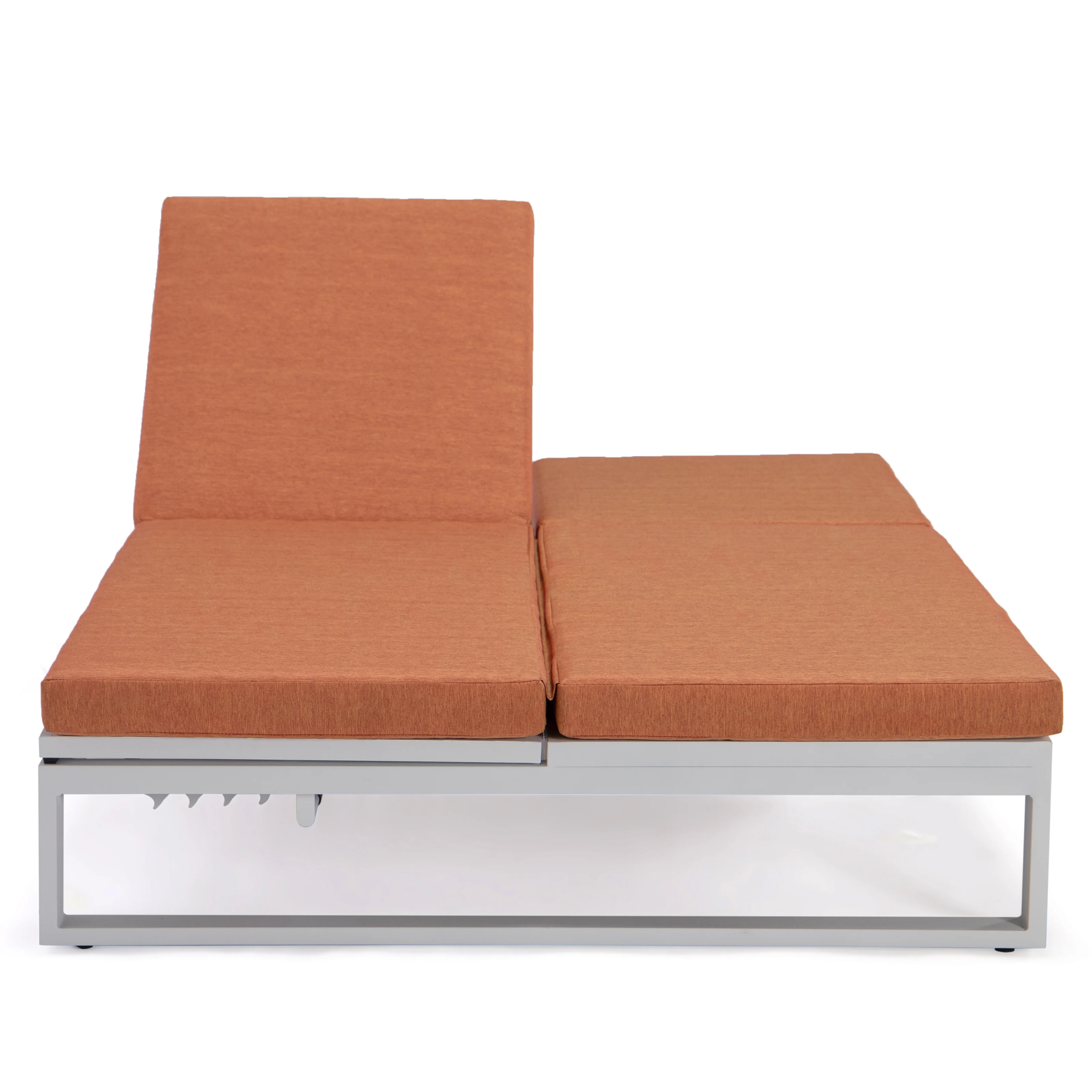 Chelsea Convertible Lounge Reclining Double Chaise With Cushions