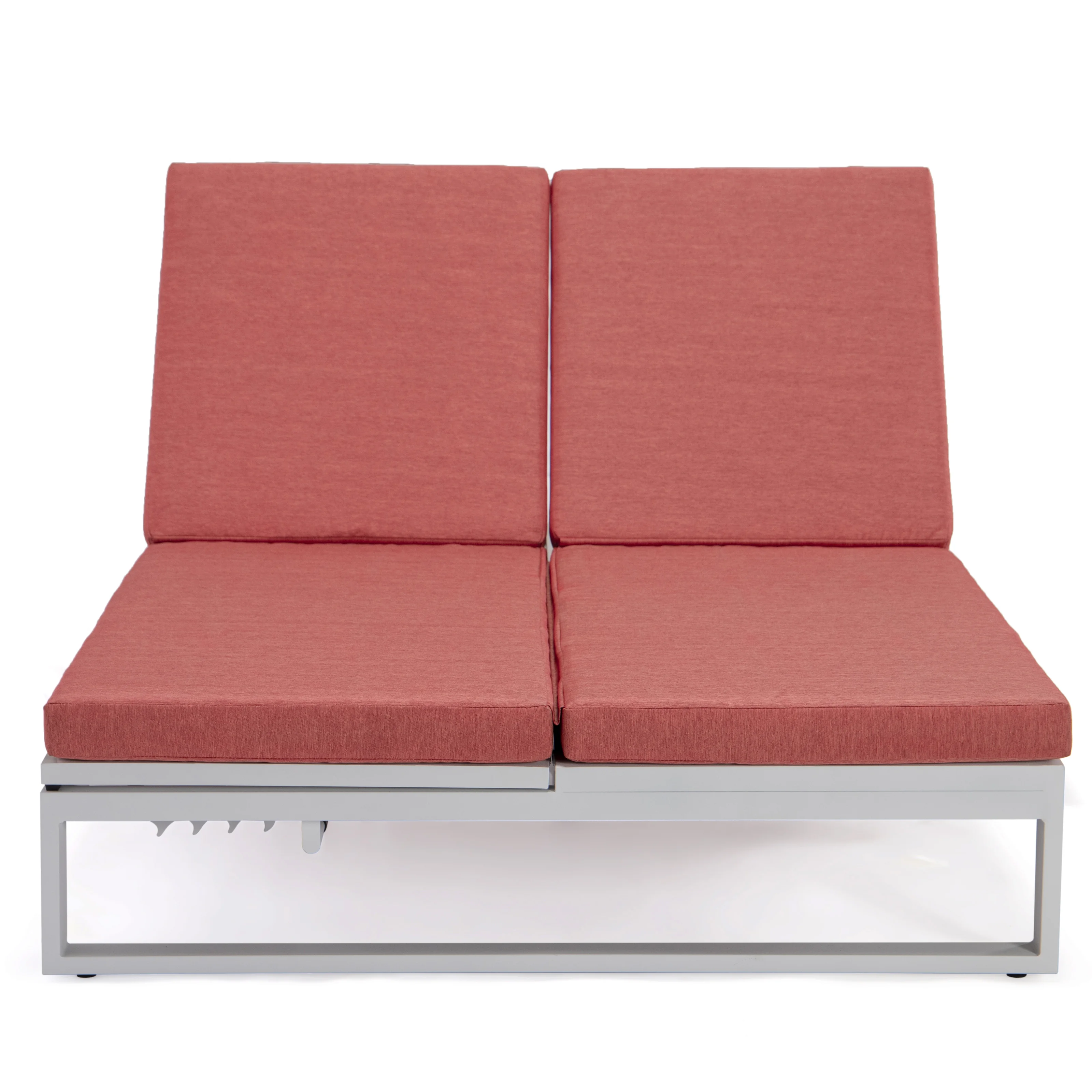 Chelsea Convertible Lounge Reclining Double Chaise With Cushions